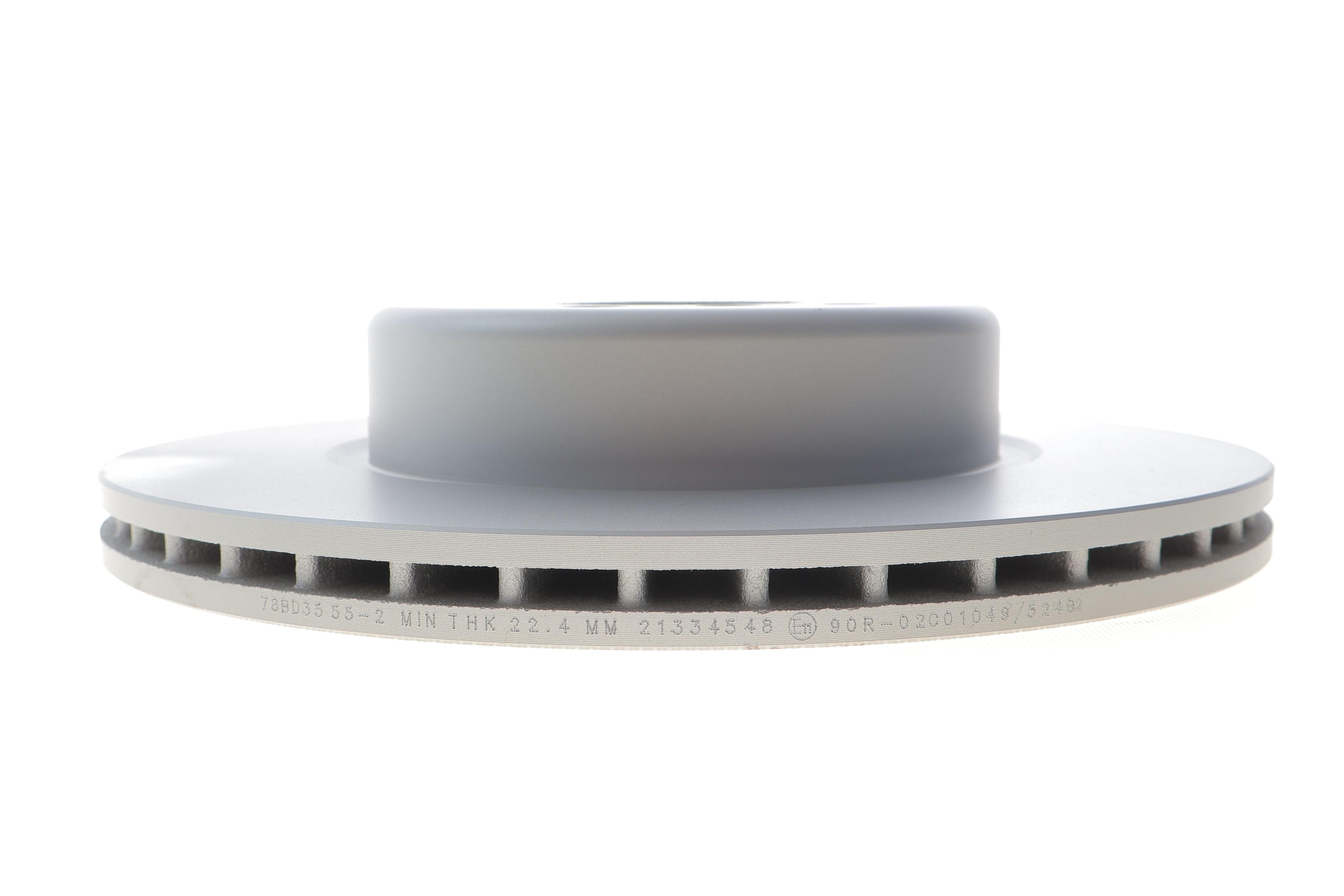 Диск гальмівний (передній) BMW 5 (F10/F11)/Brilliance 5 (F10/F18) 10-17 (330x24) (з покр.) (вентил.)