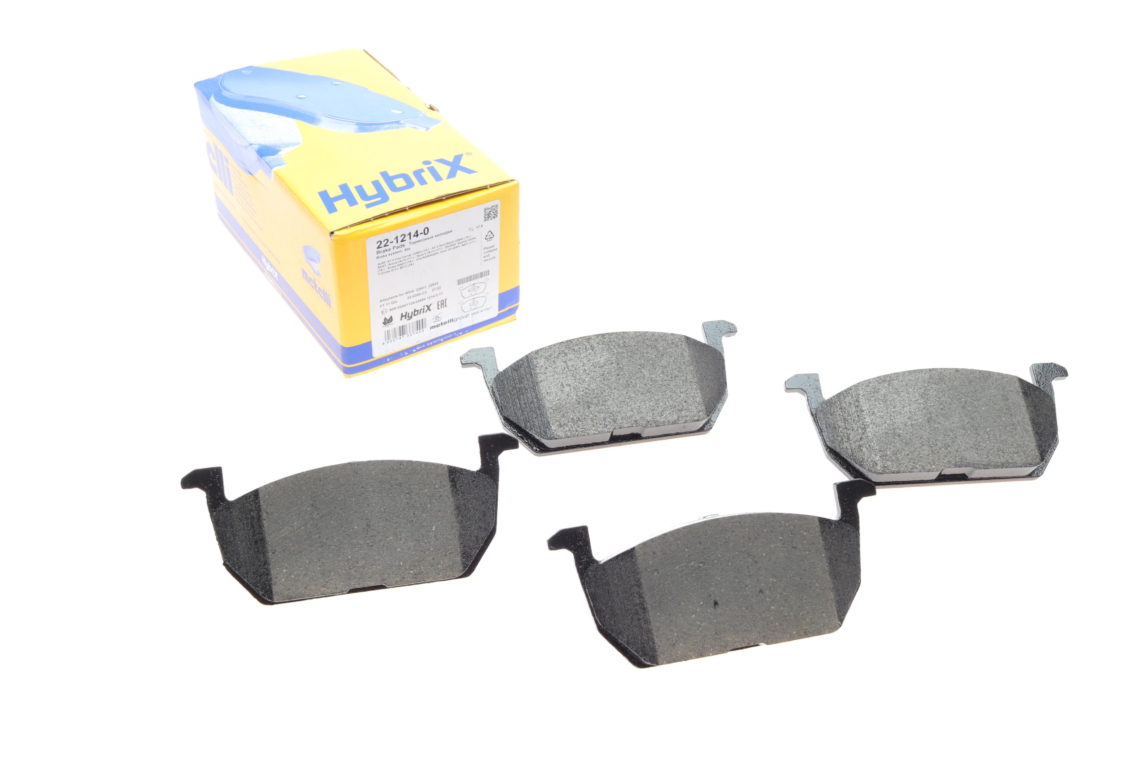 Колодки гальмівні (передні) Audi A1 18-/Seat Leon 12-/Ibiza/VW Polo 17- 