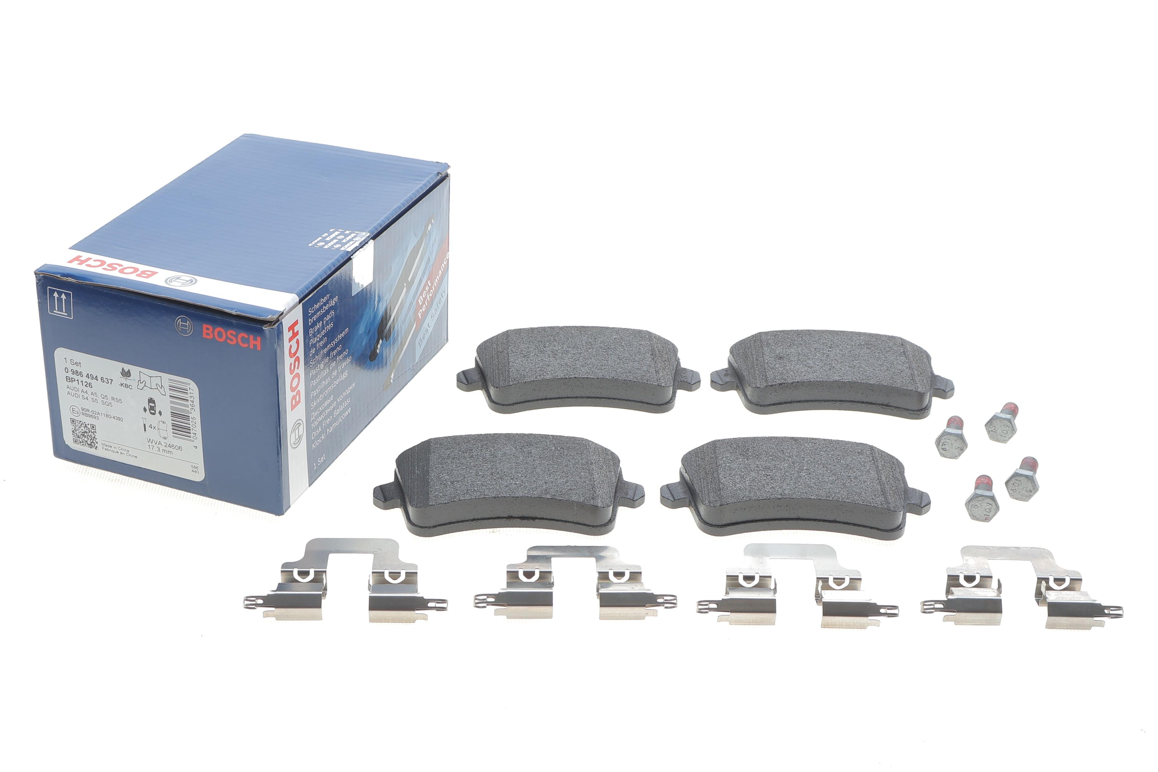 Колодки гальмівні (задні) Audi A4/A5/Q5 07-