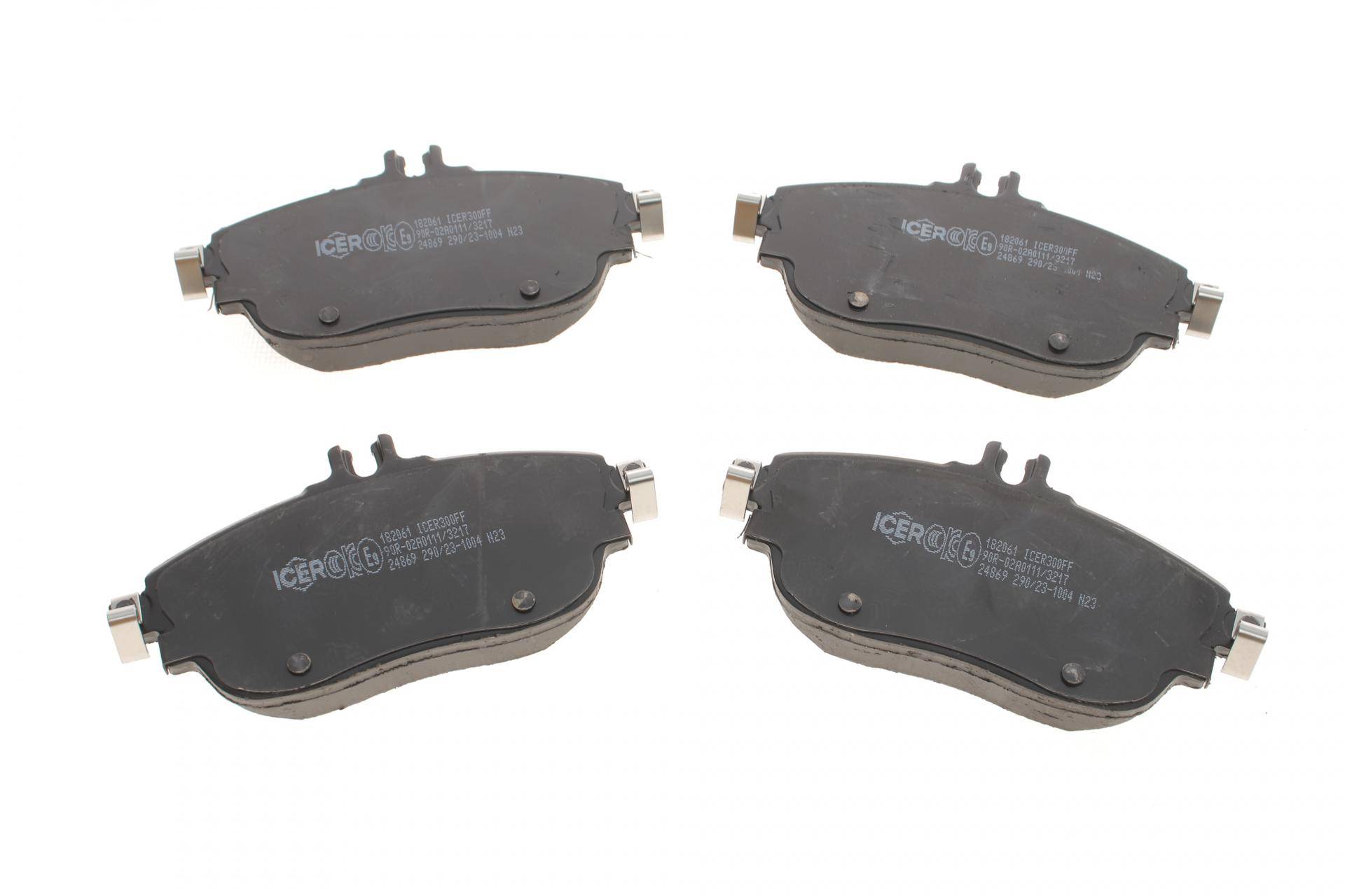 Колодки гальмівні (передні) MB A-class (W176)/B-class (W242/W246)/GLA-class (X156) 11-/Infiniti 15-