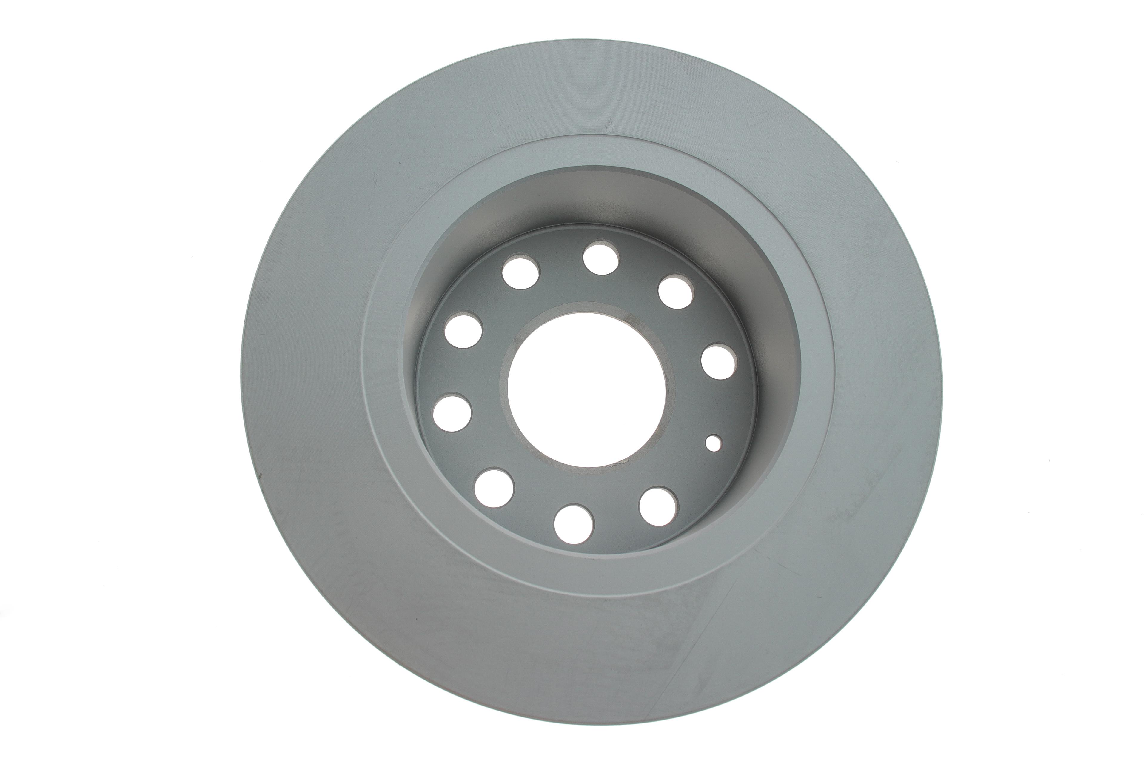 Диск гальмівний (задній) Skoda Octavia III 15- (253x10) (з покриттям) (повний)