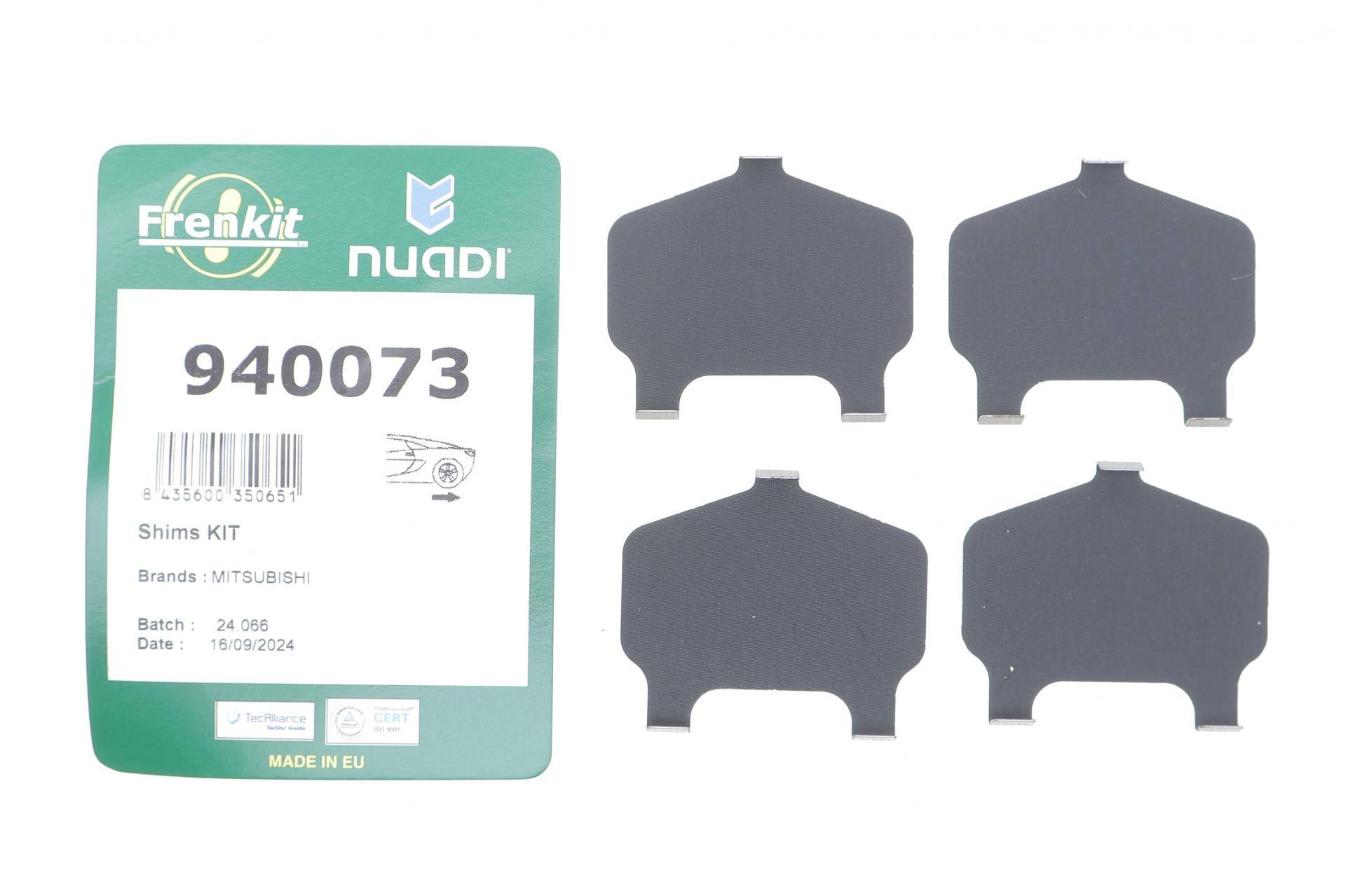 Комплект протискрипних пластин (задніх) Mitsubishi Pajero Sport 2.5/3.0 TD 98- (Sumitomo)