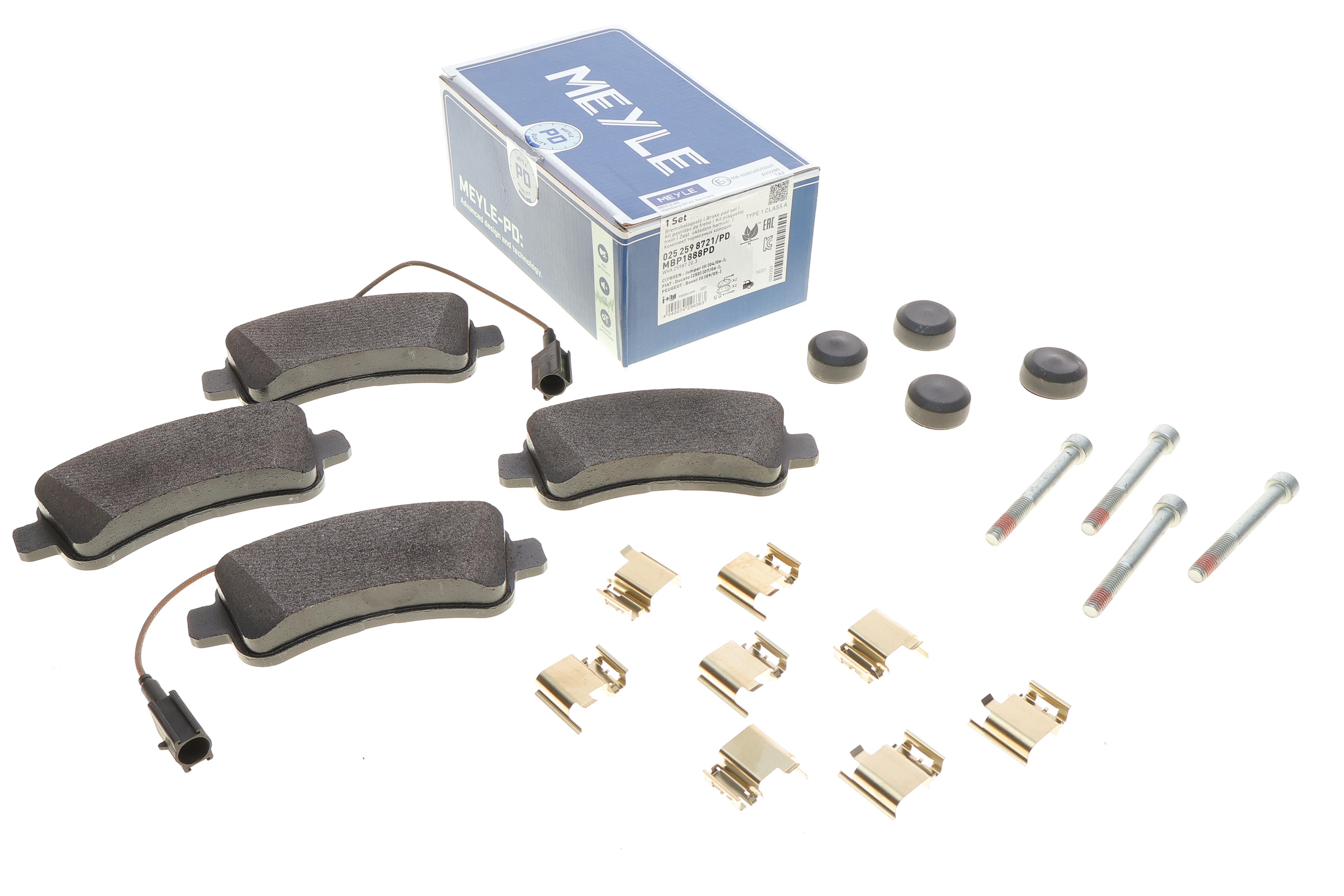 Колодки гальмівні (задні) Citroen Jumper/Peugeot Boxer 3.0 HDi 10-