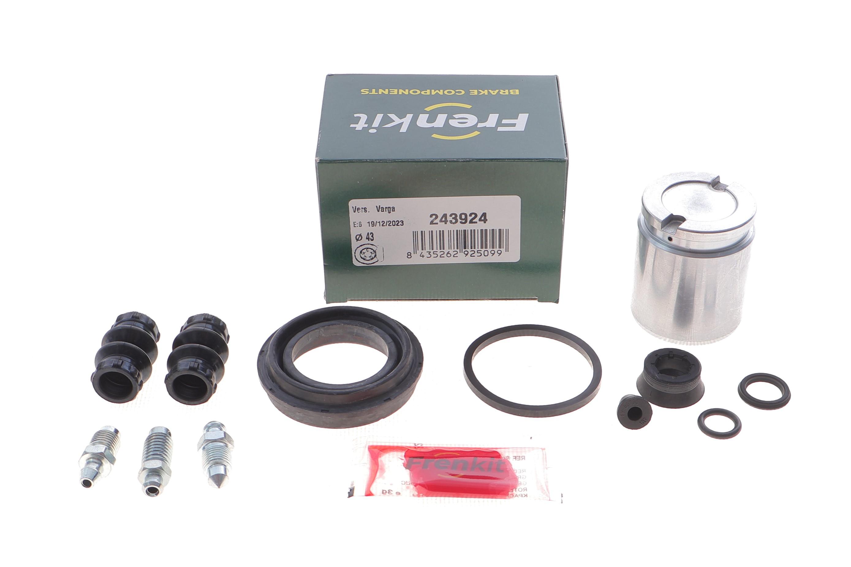 Ремкомплект супорта (заднього) Chrysler Voyager 07- (d=43mm) (+поршень) (Varga)