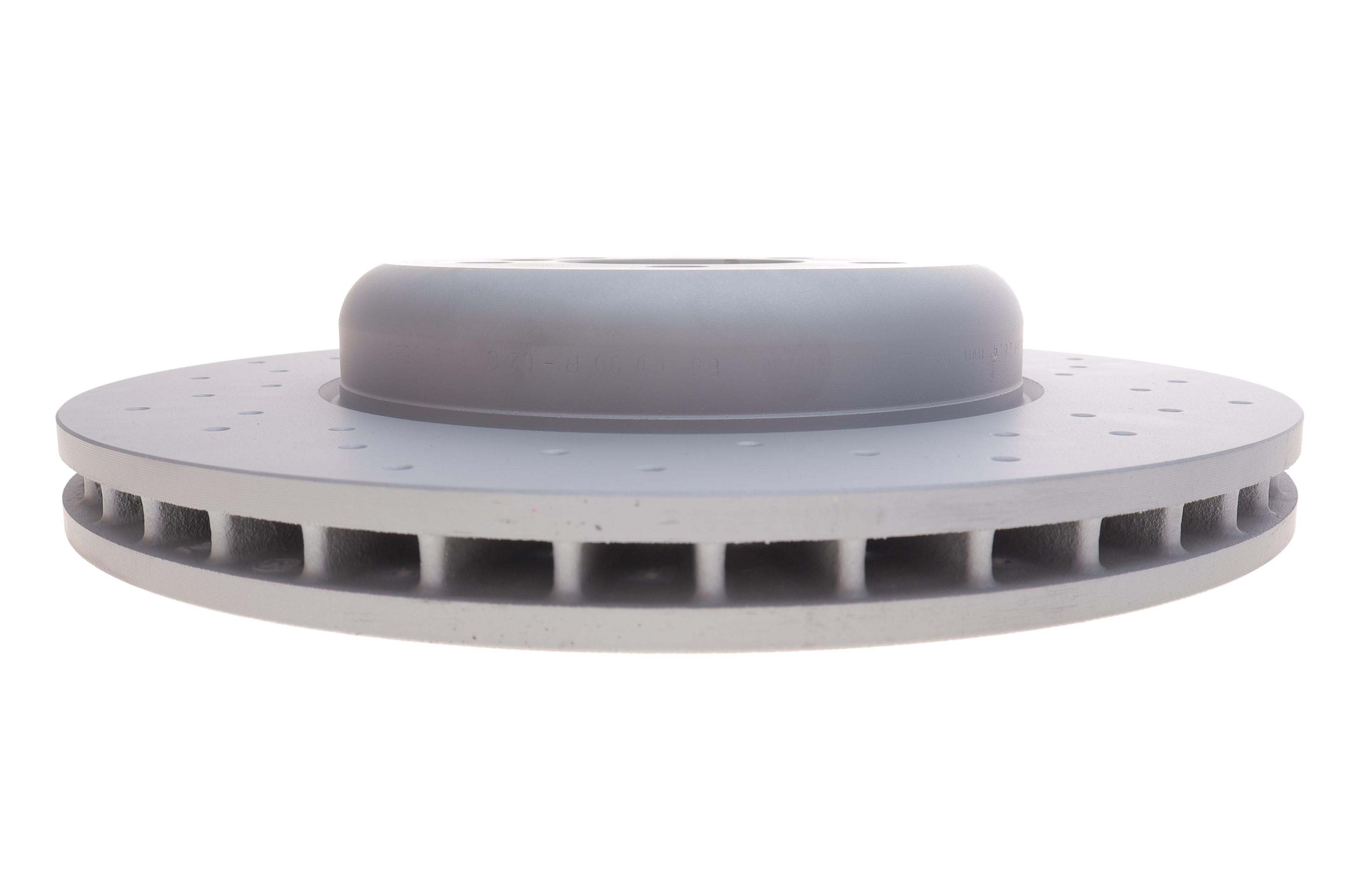 Диск гальмівний (передній) BMW 5 (F10/F11)/6 (F06/F13) 09- (348x30) (з покриттям) (з отворами (вент.)