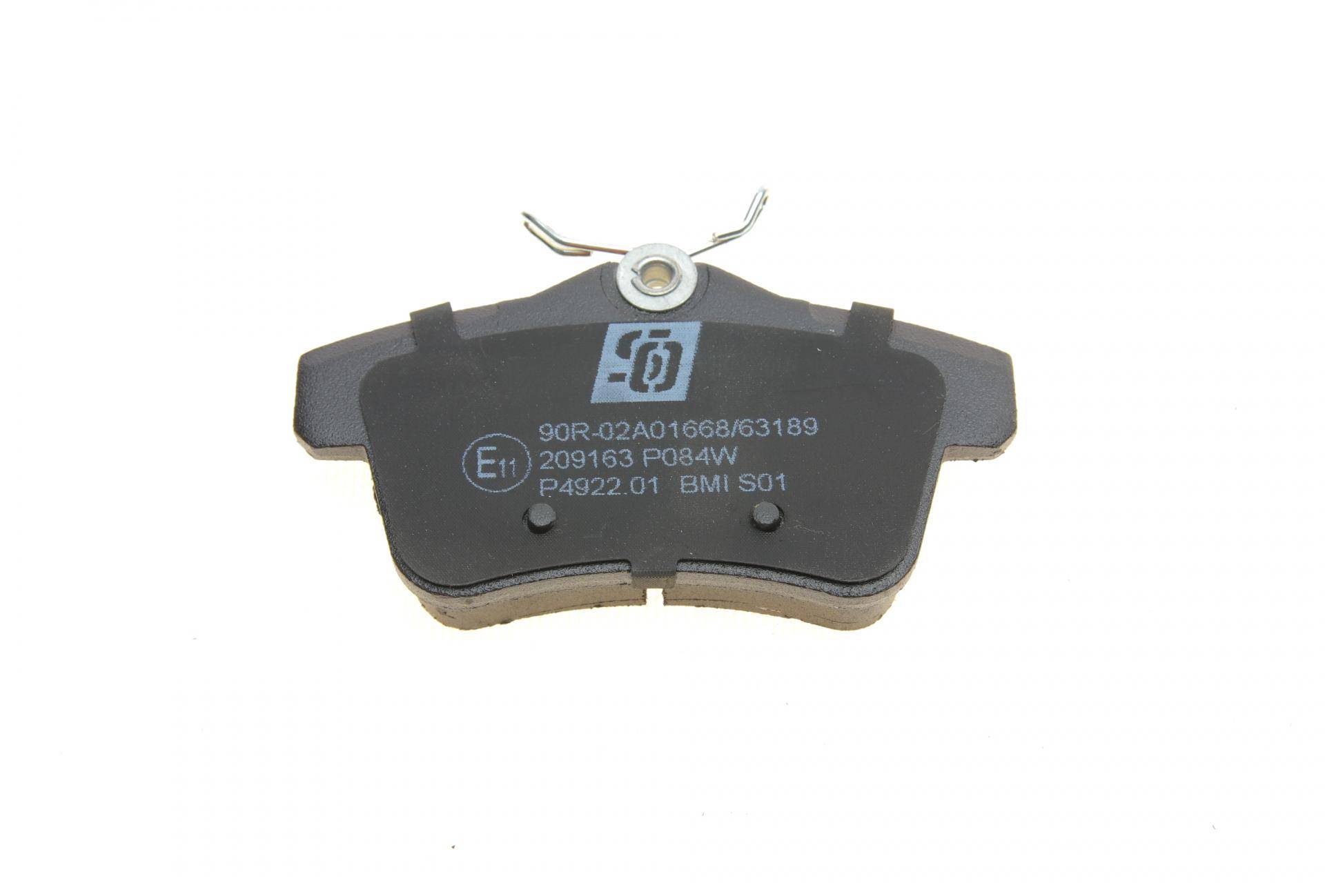 Колодки гальмівні (задні) Citroen C4 09-/DS4/DS5 11-15/Peugeot 308/508/3008/5008 09-18