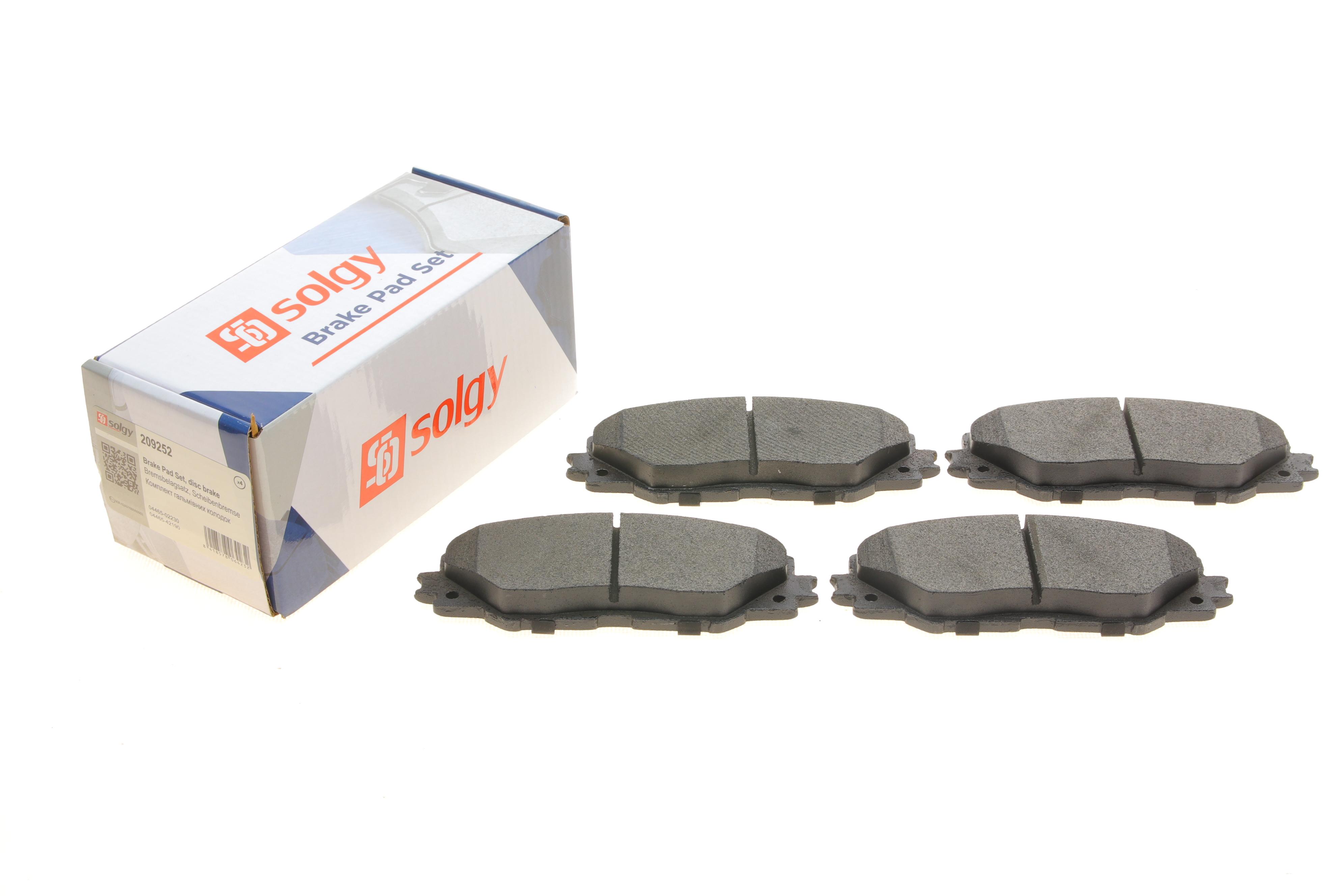 Колодки гальмівні (передні) Toyota Auris 10-18/Prius 08-/Rav4 III/IV 06-