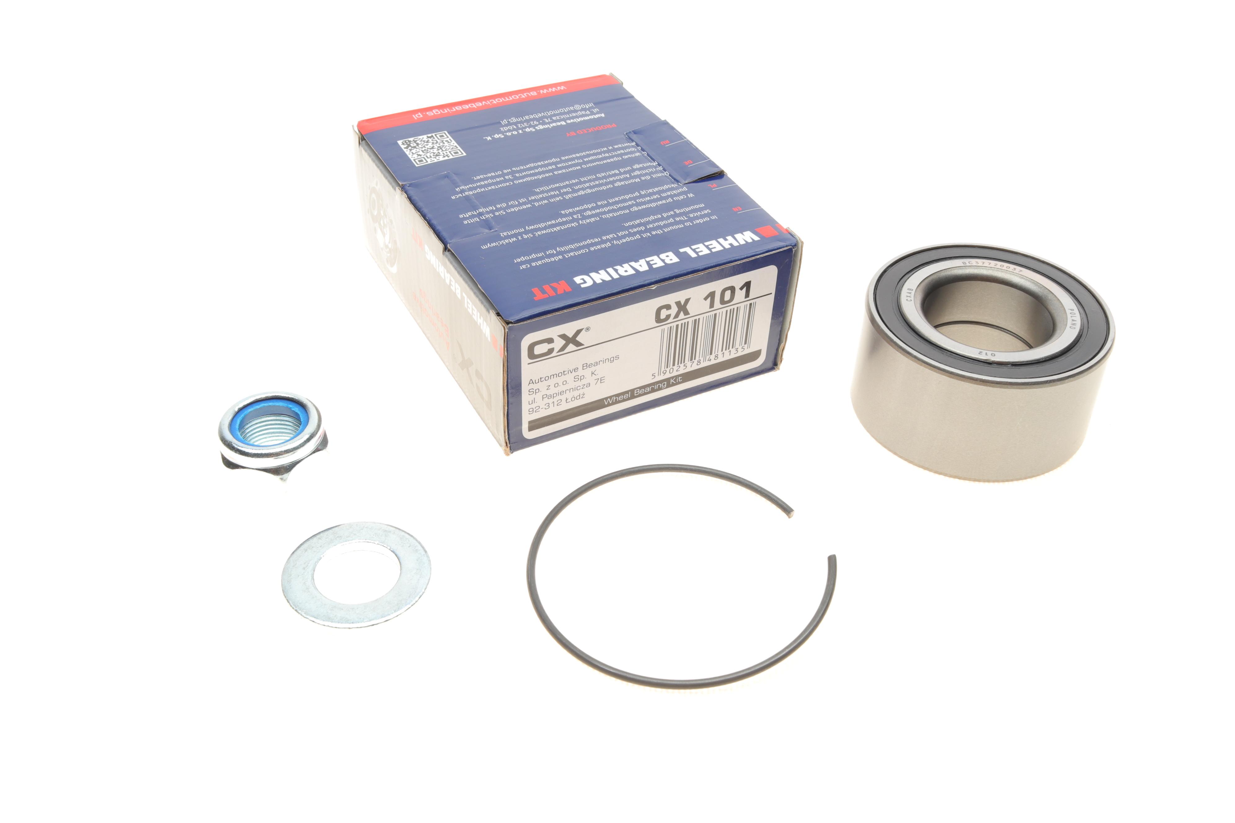 Підшипник маточини (передньої) Renault Kangoo/Fiat Doblo (37х72х37)