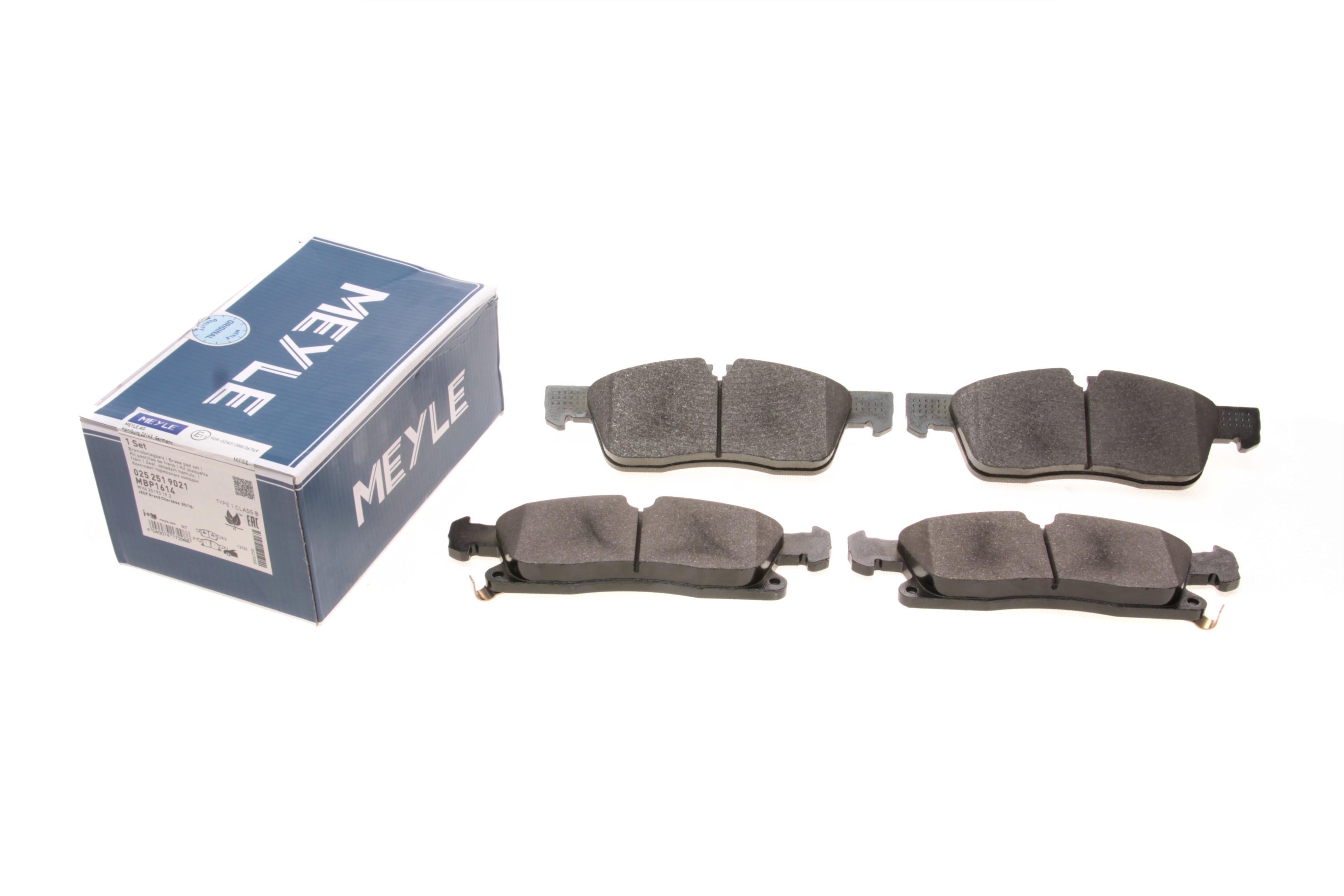 Колодки гальмівні (передні) Jeep Grand Cherokee IV 3.0-6.4 10- (194.6x64.1x19.2)