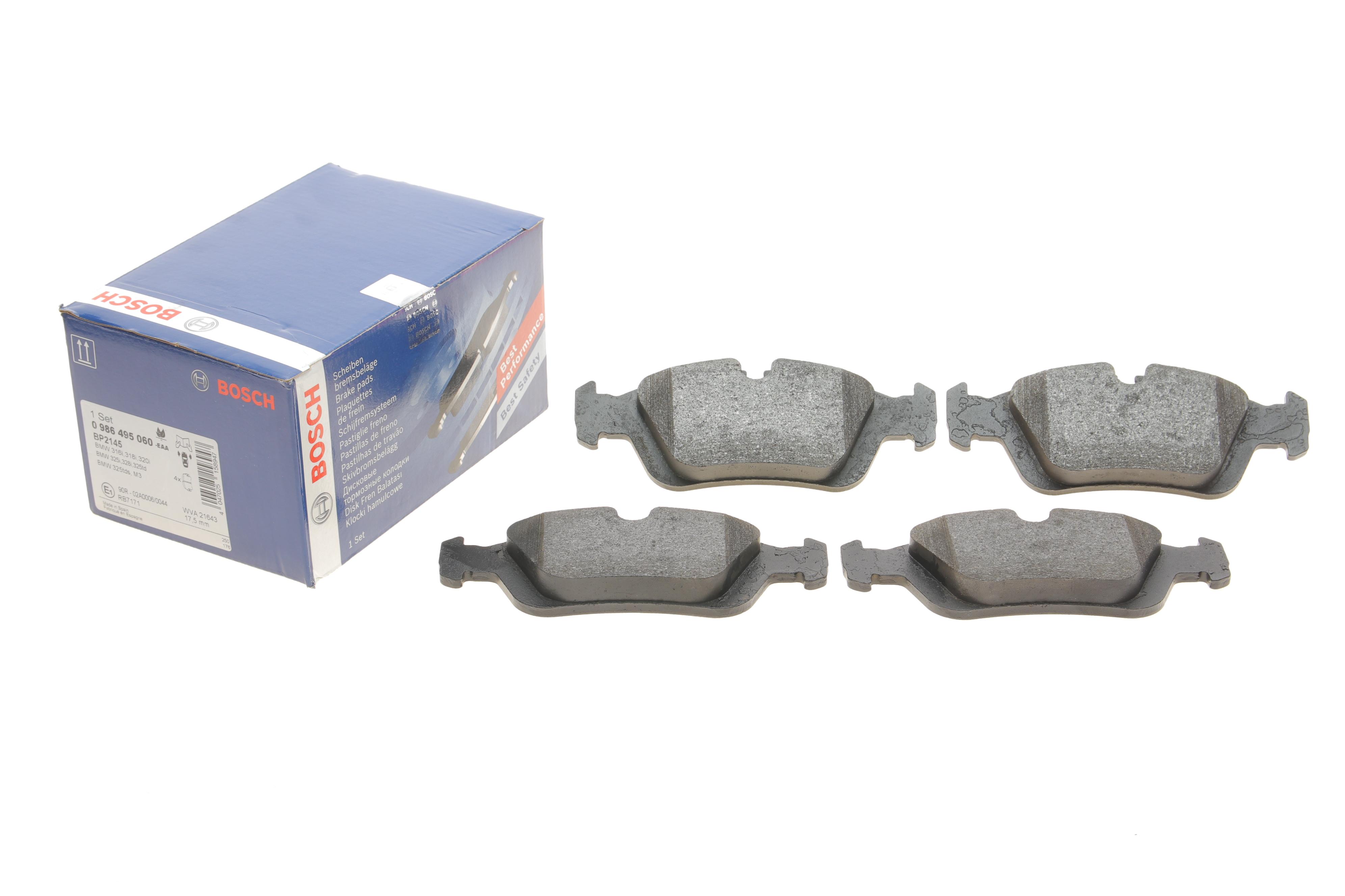 Колодки гальмівні (передні) BMW 3 (E36) 90-00/Z3 (E36) 95-00