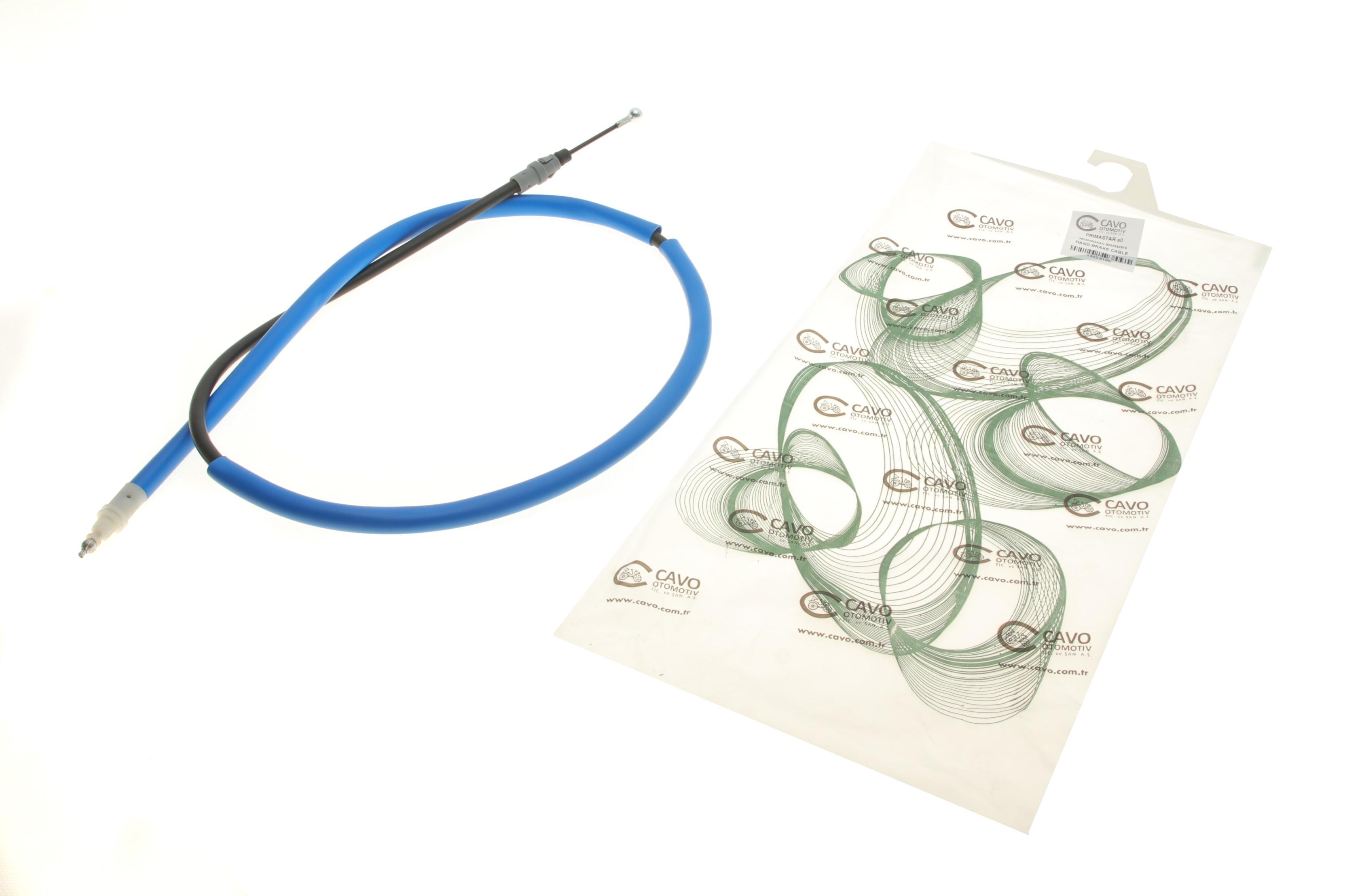 Трос ручника (задній) (L) Renault Trafic/Opel Vivaro/Nissan Primastar 03- (1498/1365mm)