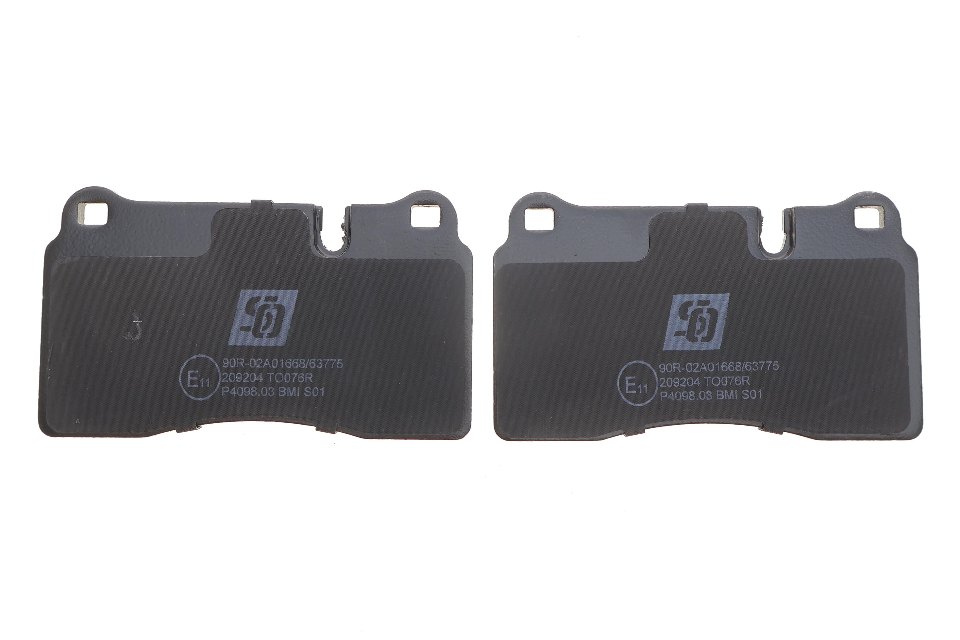 Колодки гальмівні (передні) VW Touareg 02- (Brembo)