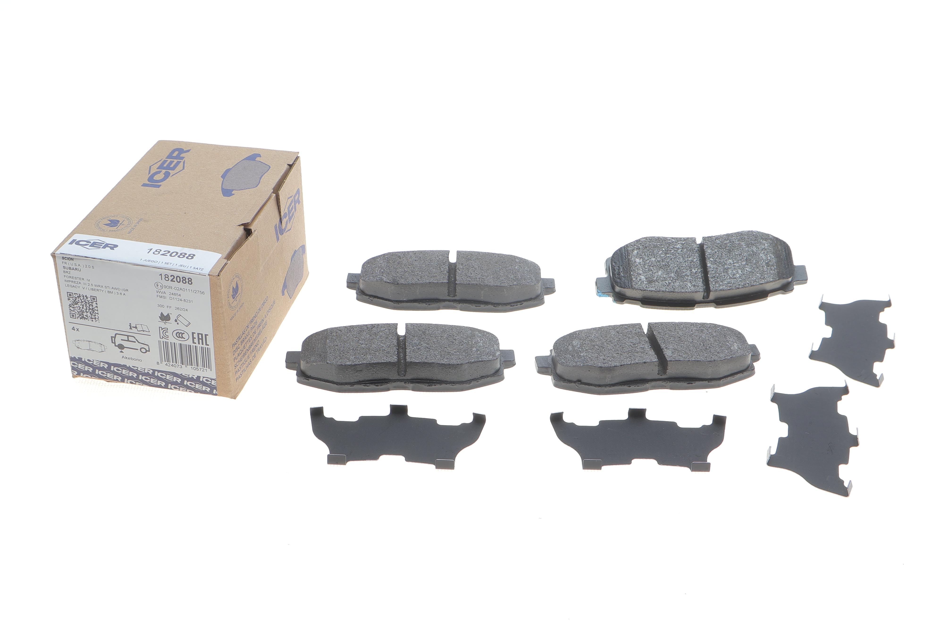 Колодки гальмівні (задні) Subaru Impreza/Outback 08-/Legacy 09-14/Forester 13-