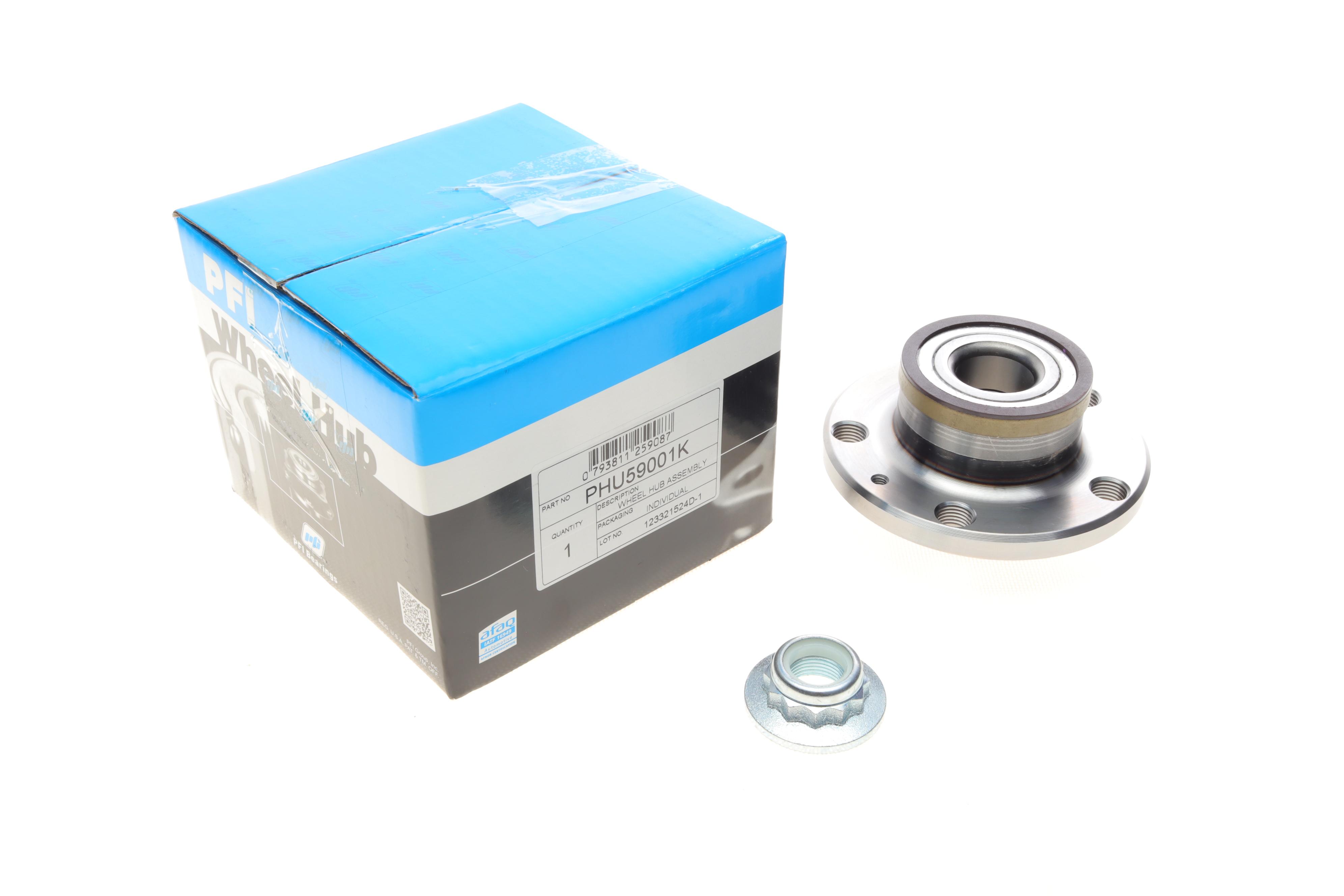 Підшипник маточини (задньої) Skoda Fabia 99-/VW Polo 01- (к-кт)