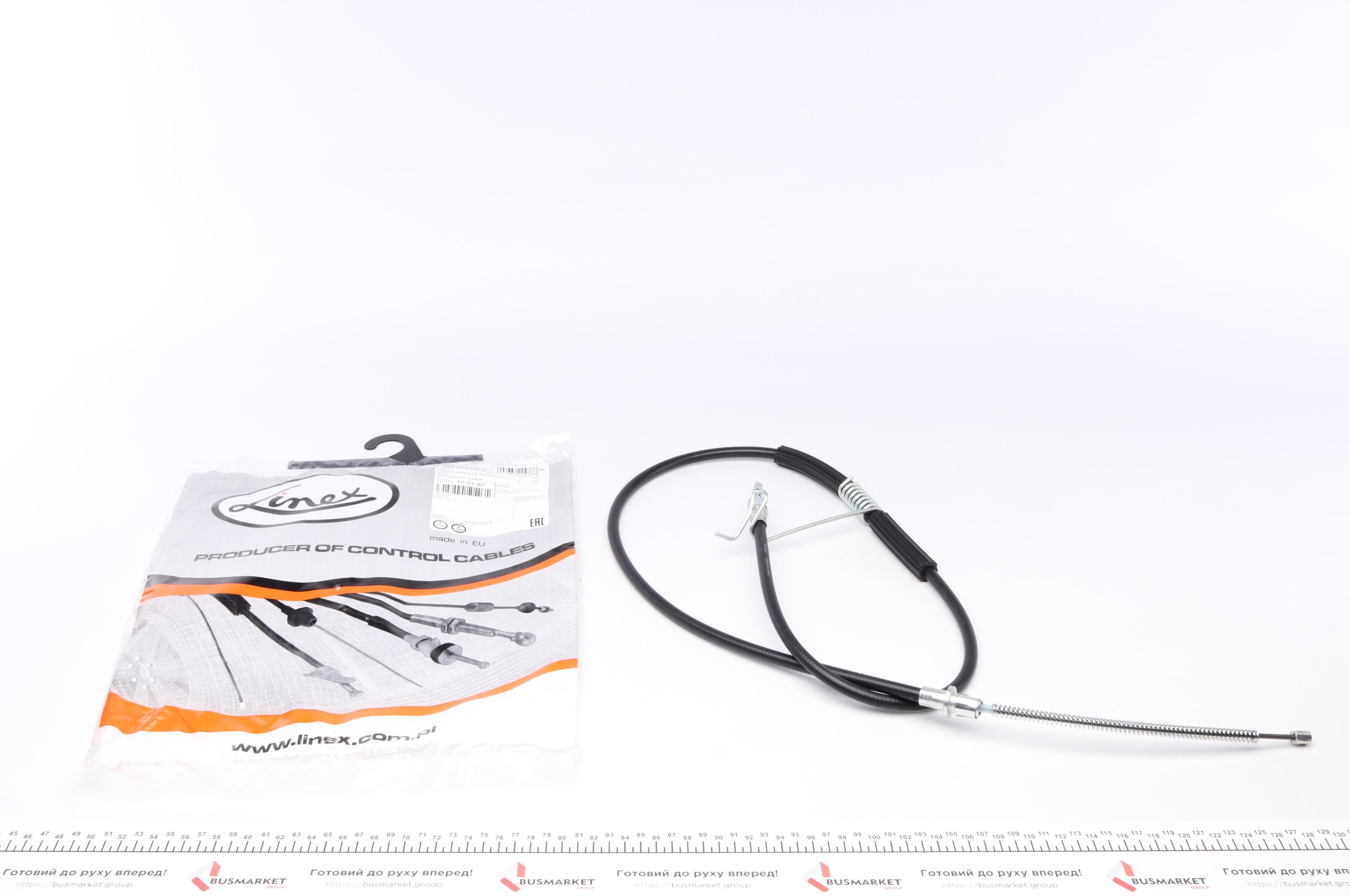 Трос ручника (задній) (L) Ford Transit (V184) 00- (1528/1238mm)