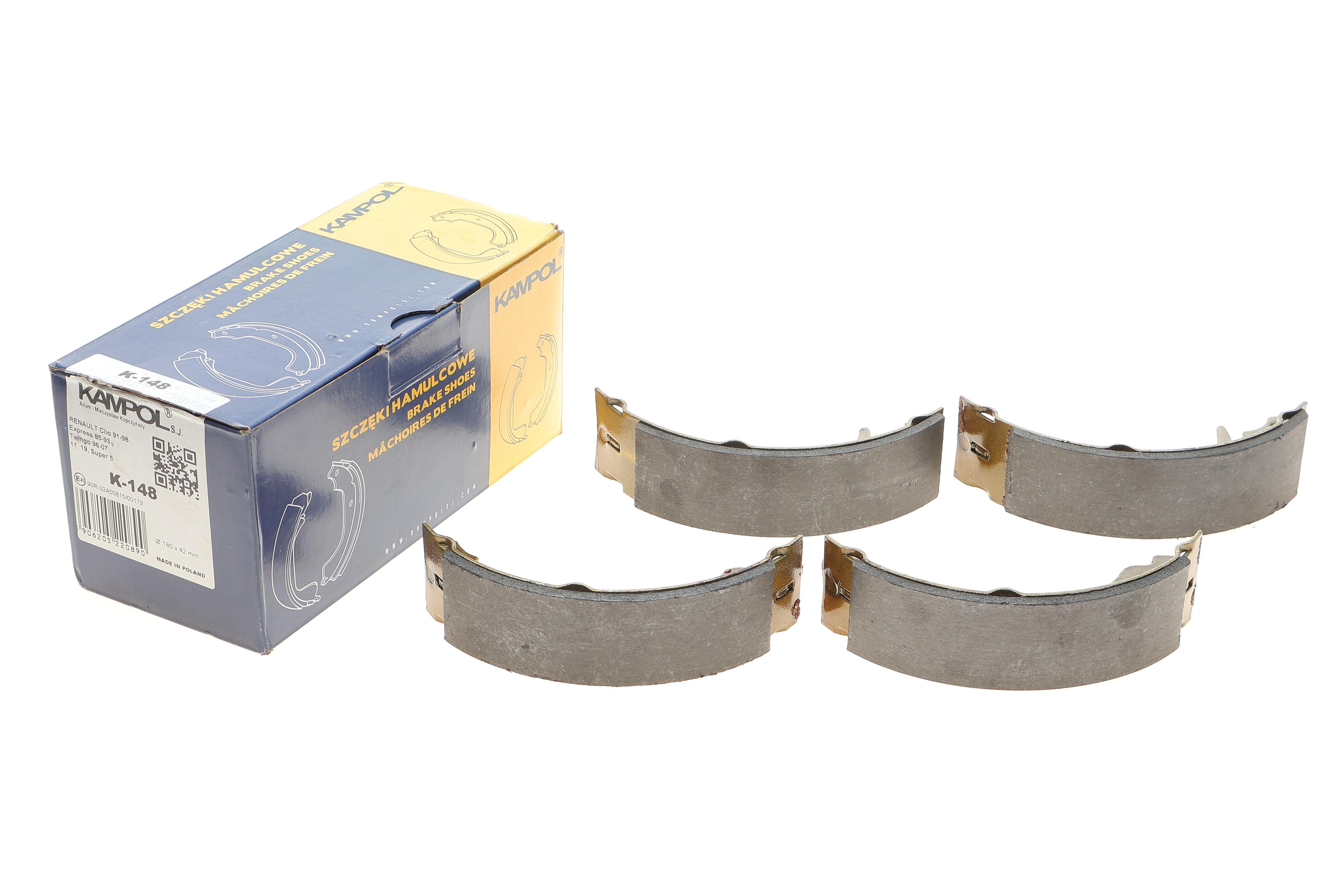 Колодки гальмівні (задні) Renault Clio 90-98 (барабанні) (180x42)