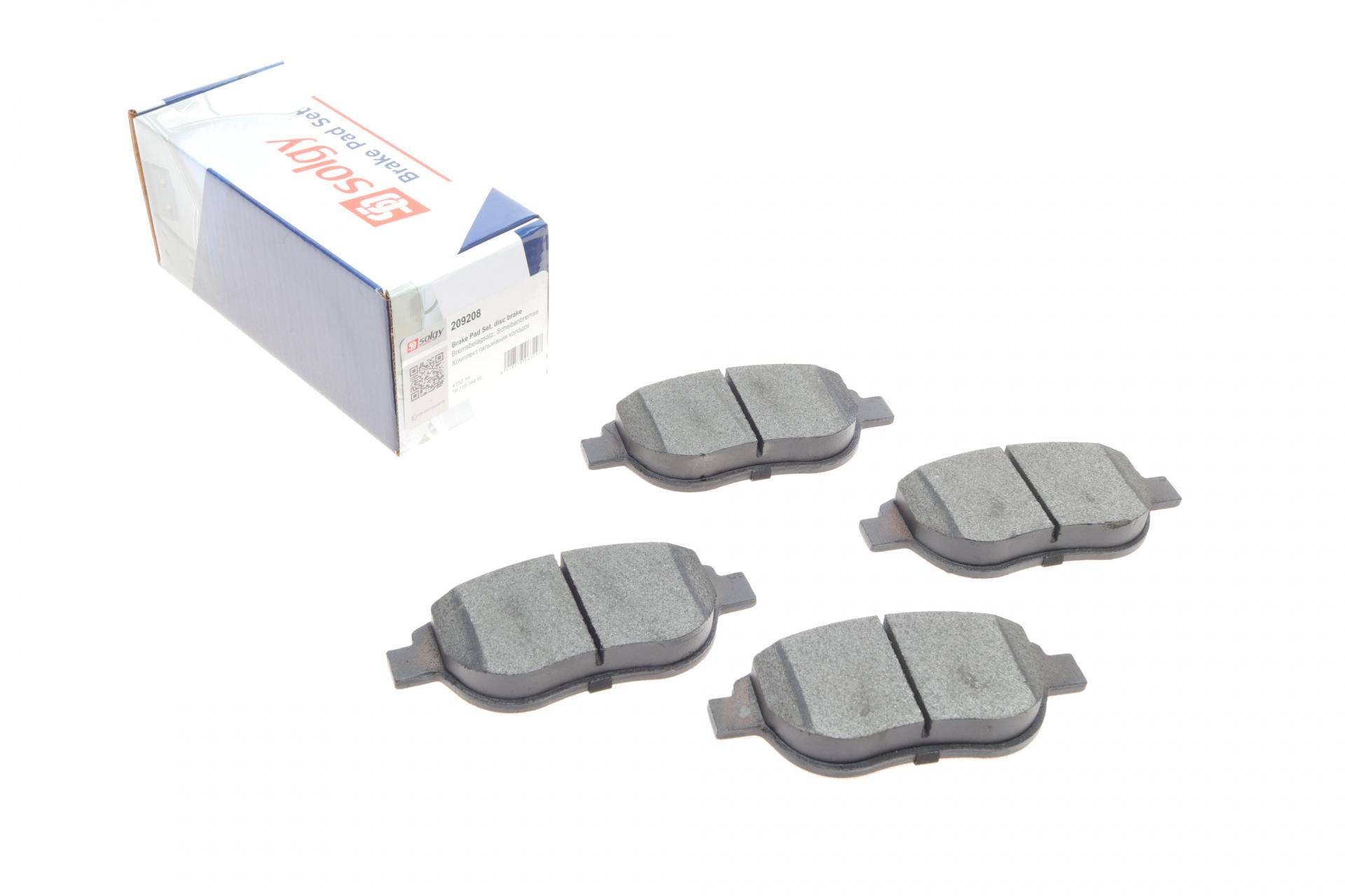 Колодки гальмівні (передні) Citroen C3/C4 02-/Berlingo/Peugeot 307 98-11/Partner 01-08/207 06-15