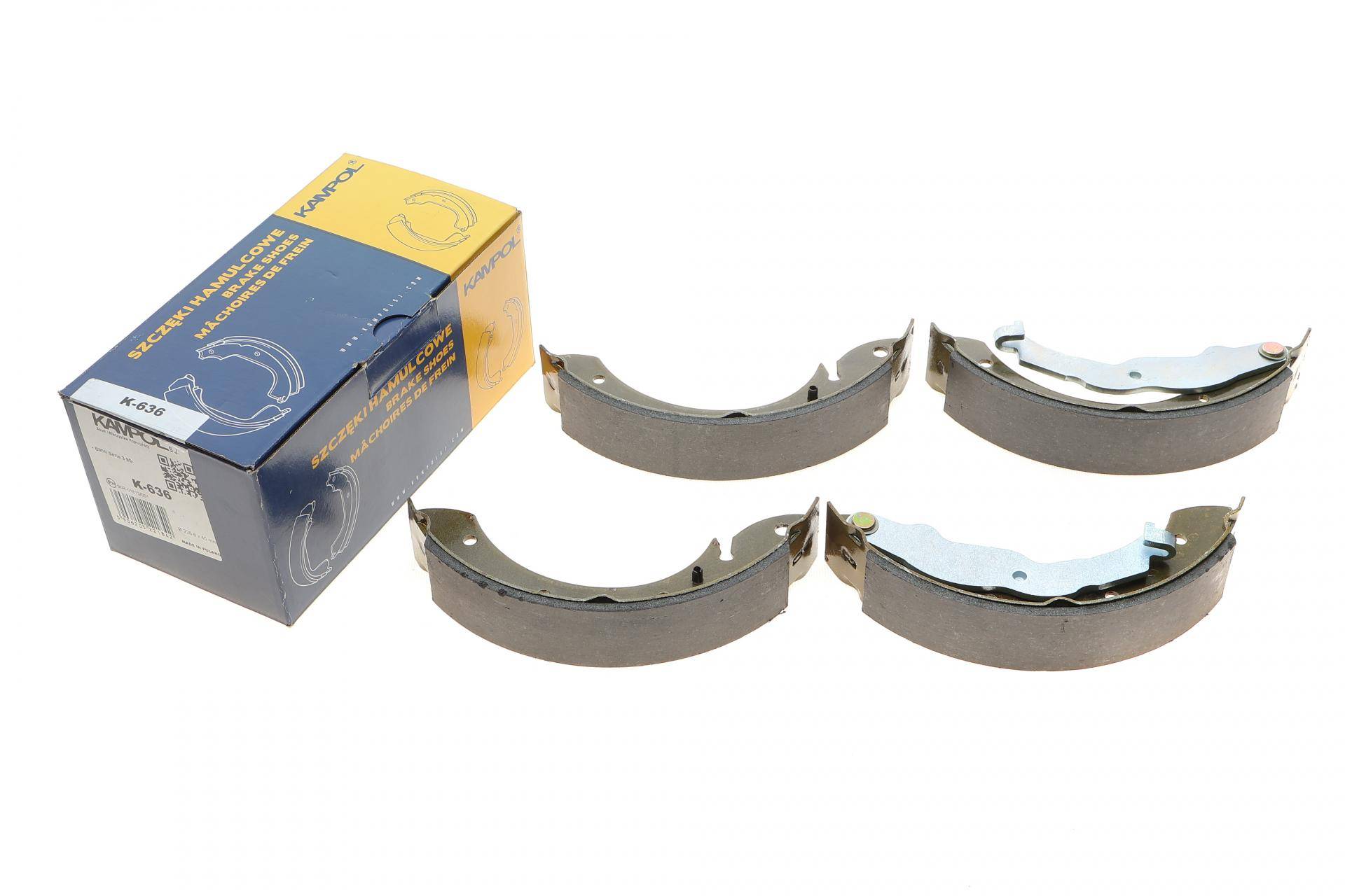 Колодки гальмівні (задні) BMW 3 (E36) 90-03 (барабанні) (228.6x42)