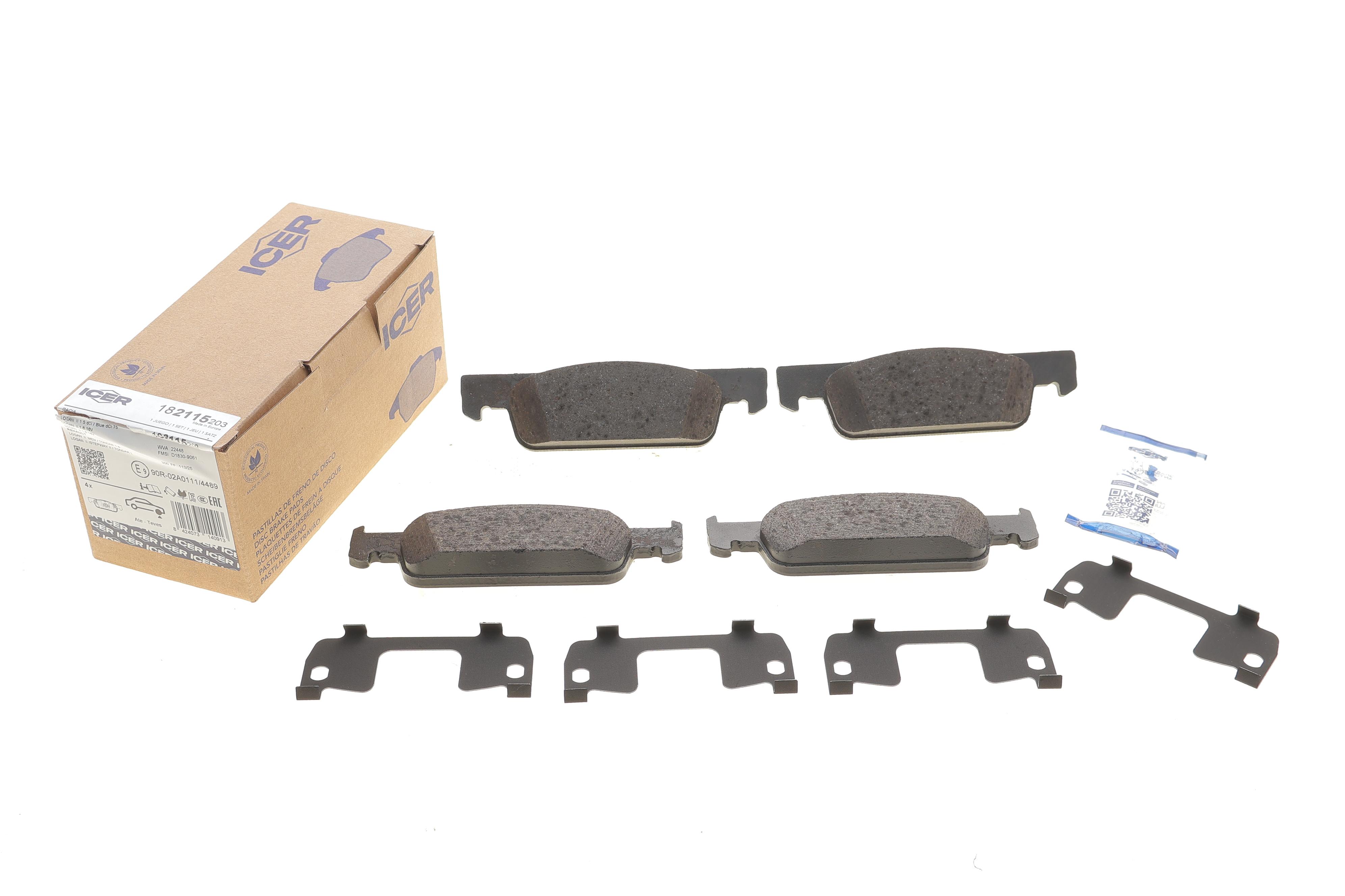 Колодки гальмівні (передні) Dacia Logan II/Sandero II/Renault Logan II/Sandero/Stepway 12-