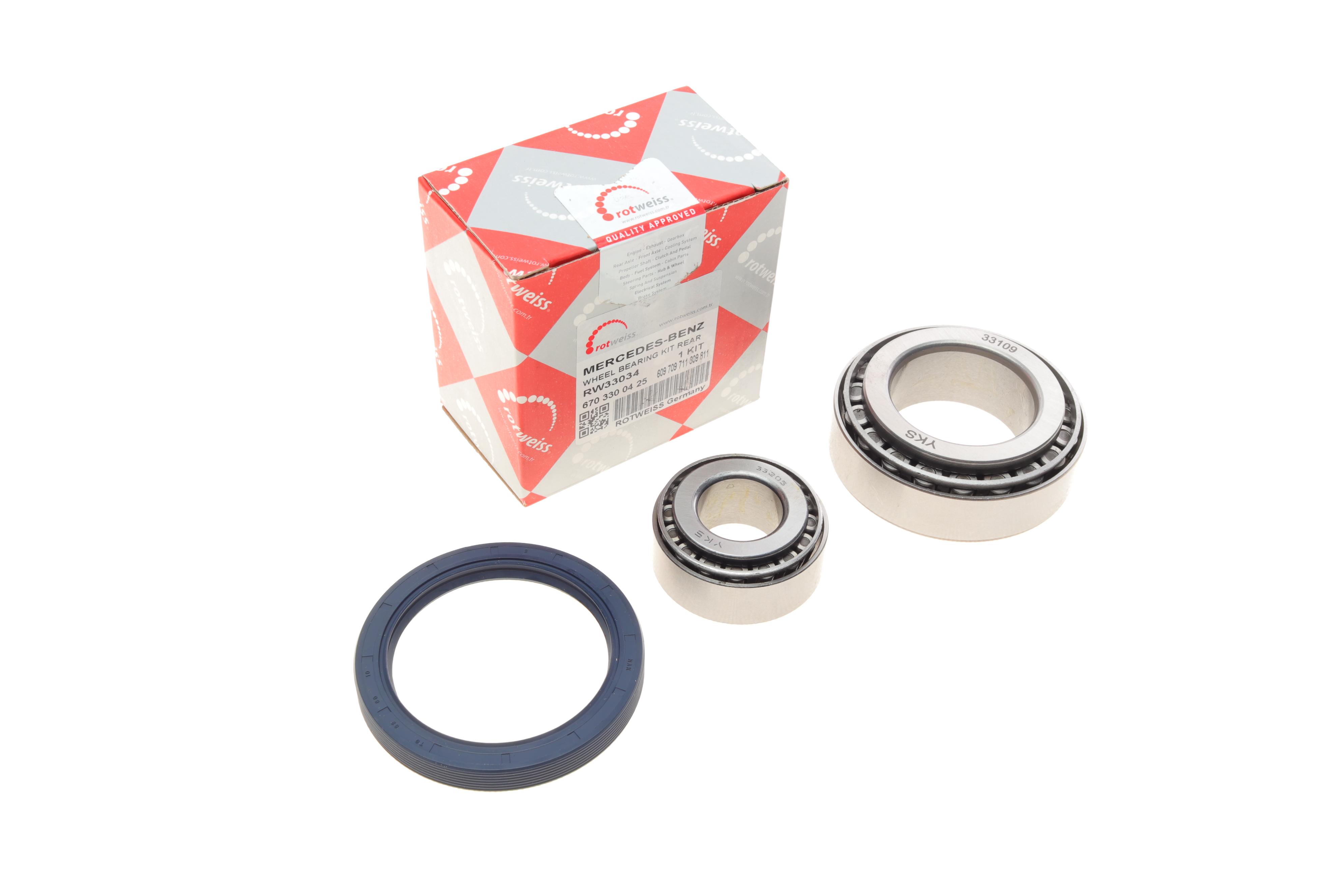 Підшипник маточини (передньої) MB 609-814D (к-кт) (6703300425)