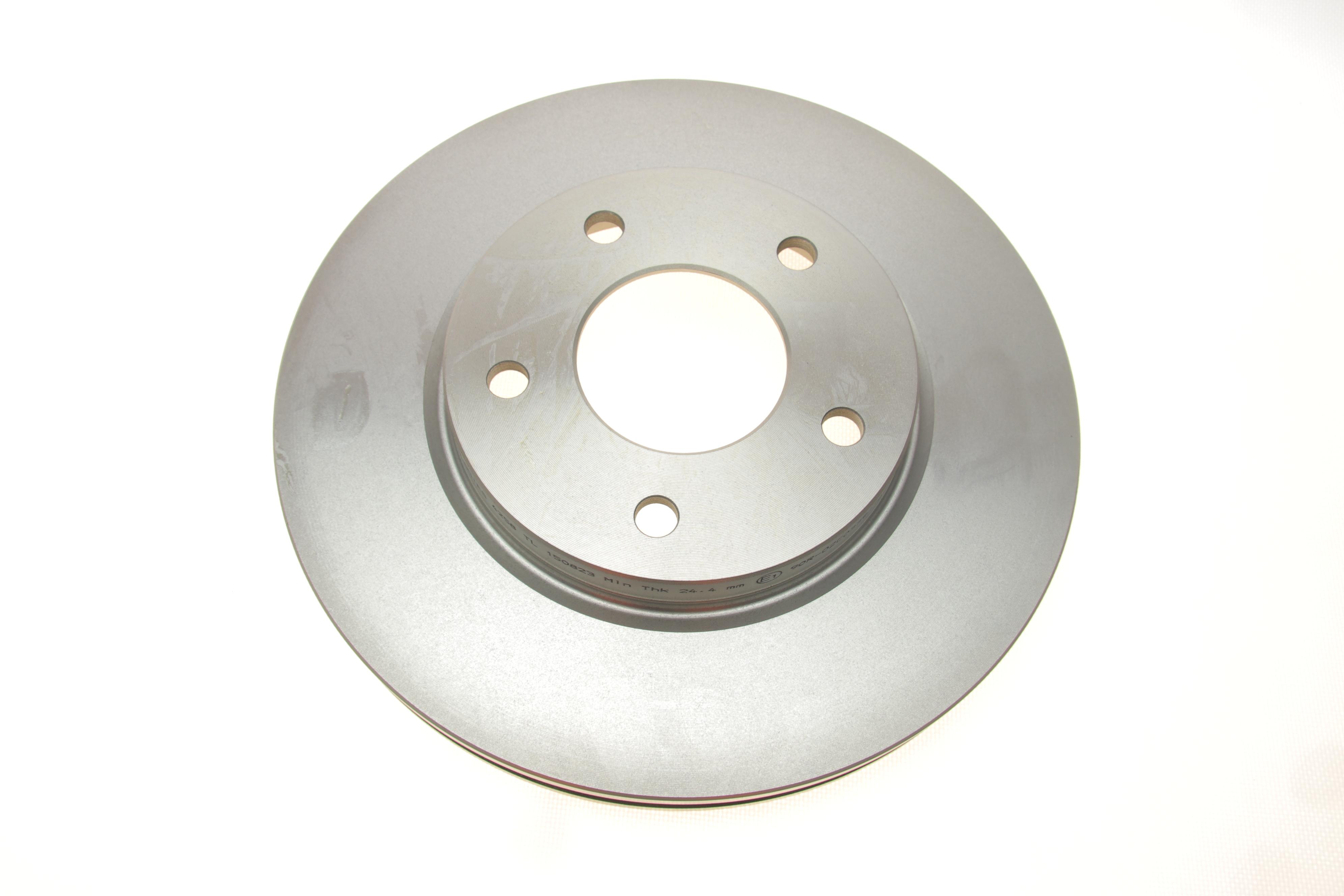 Диск гальмівний (передній) (к-кт 2шт) Mitsubishi Lancer 08- (276x26) (з покрит.) (вент.)