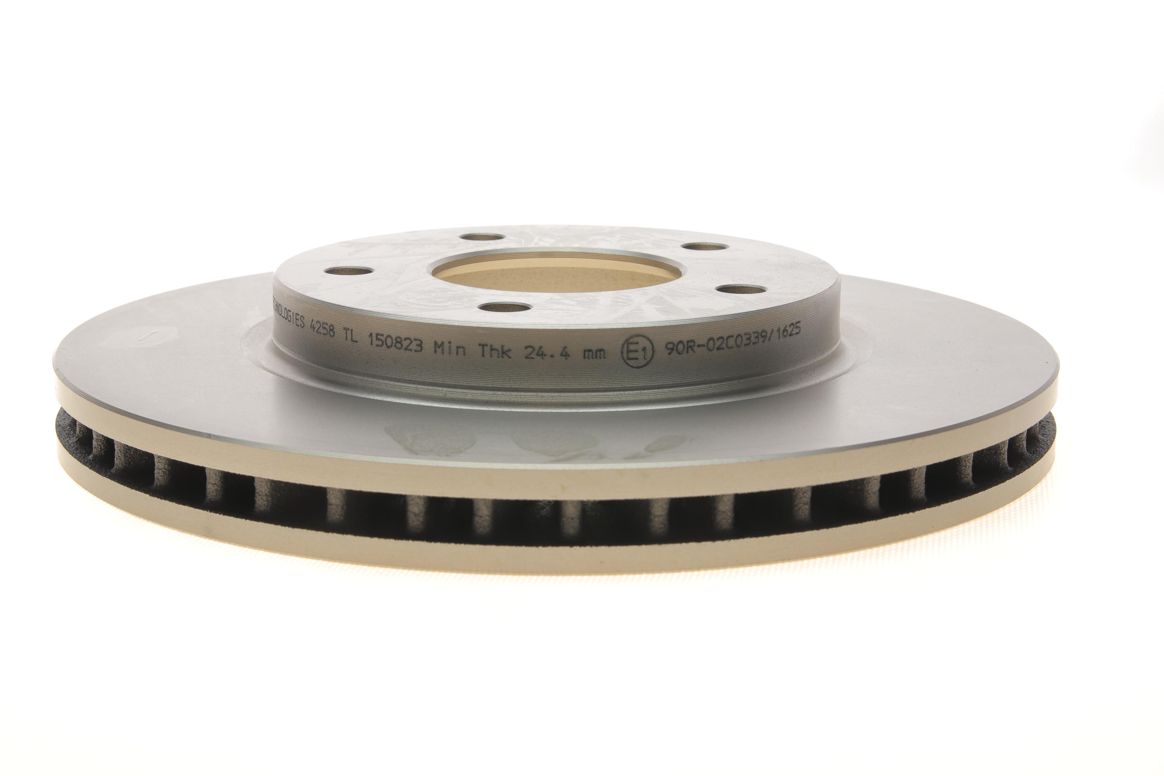 Диск гальмівний (передній) (к-кт 2шт) Mitsubishi Lancer 08- (276x26) (з покрит.) (вент.)