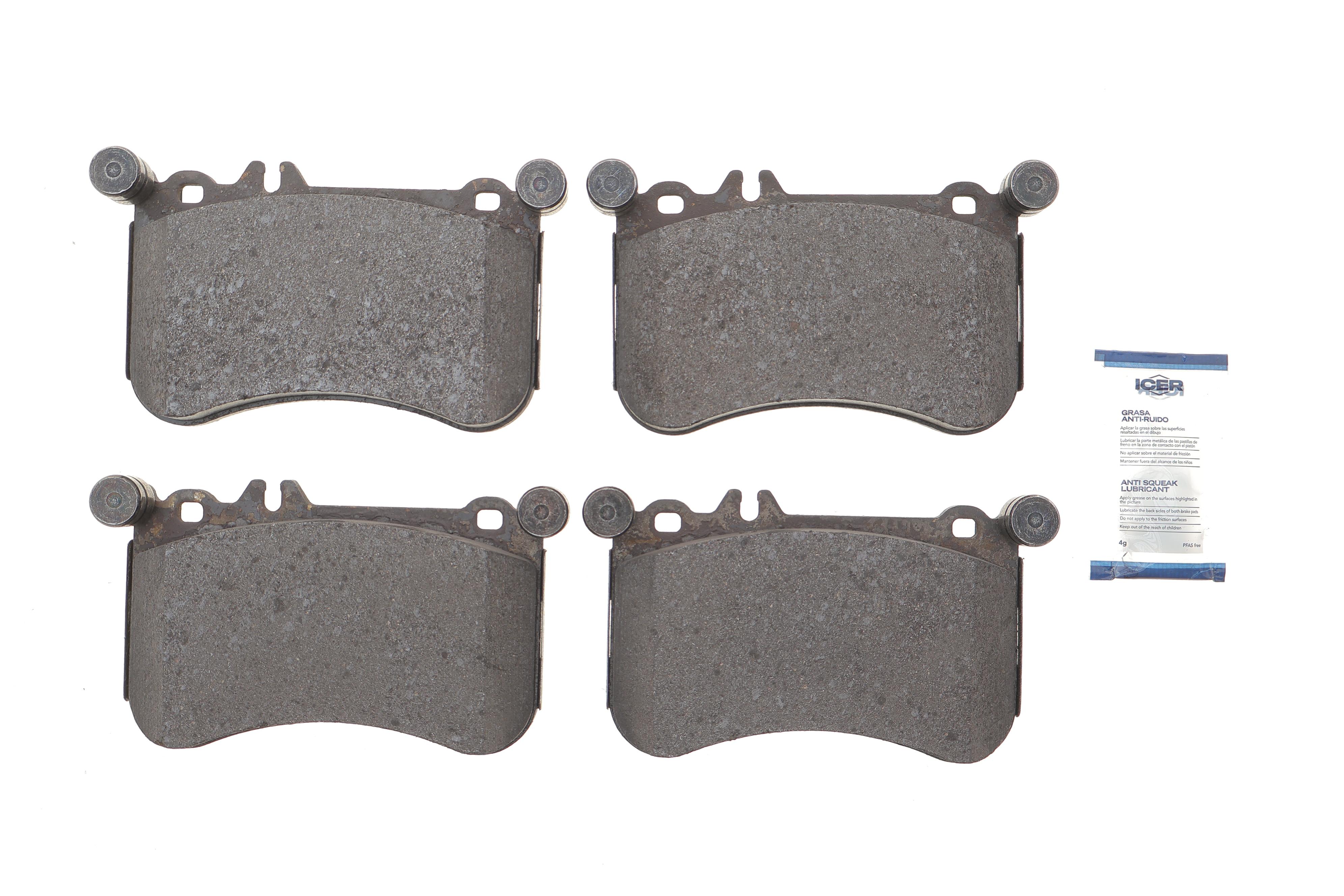 Колодки гальмівні (передні) MB E-class (W212)/S-class (W221)/CLS (C218) 11-17/SLK/SLC (R172) 12-