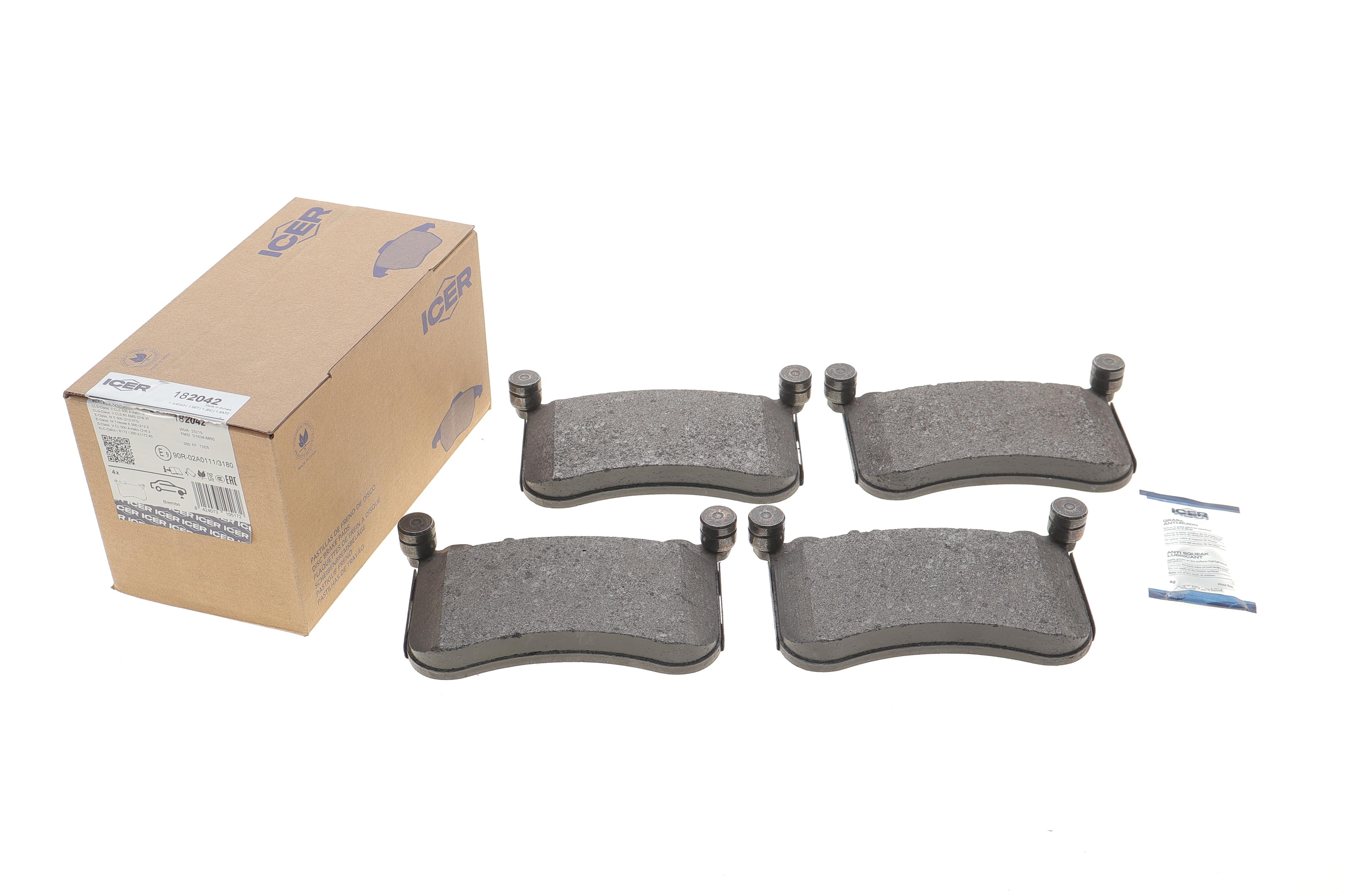 Колодки гальмівні (передні) MB E-class (W212)/S-class (W221)/CLS (C218) 11-17/SLK/SLC (R172) 12-