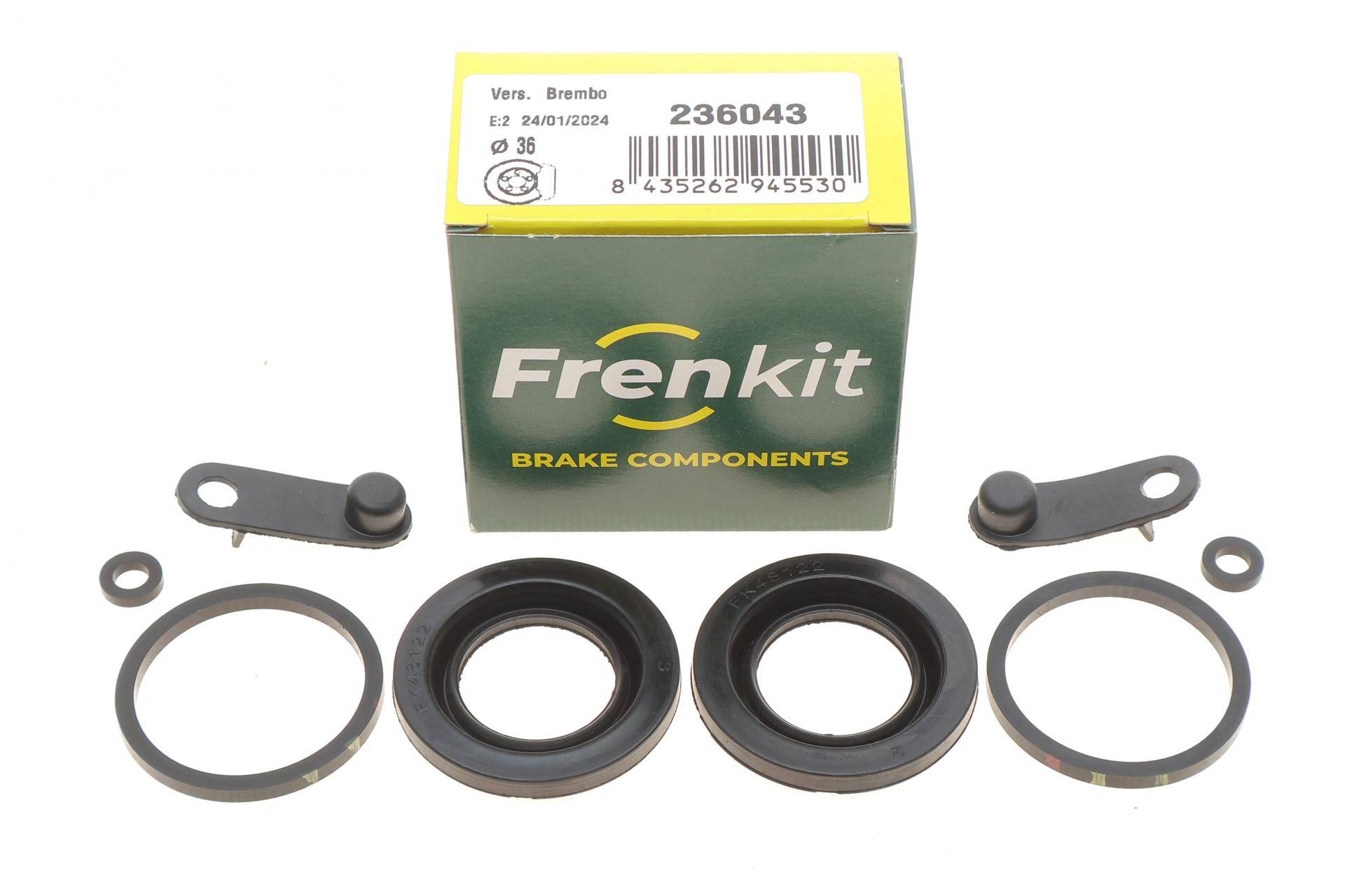 Ремкомплект супорта (заднього) Subaru Impreza 01-10 (d=36mm) (Brembo)