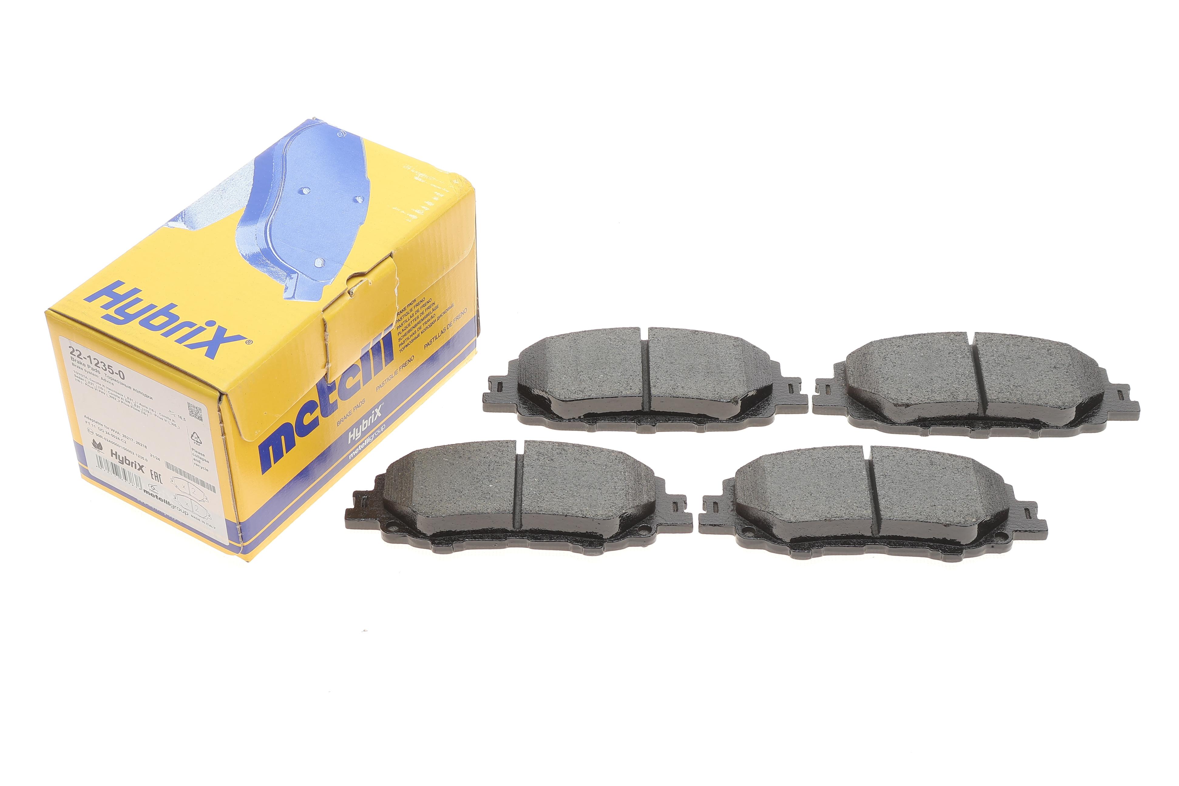 Колодки гальмівні (передні) Toyota Corolla 18-/Prius 15-/Yaris 20-