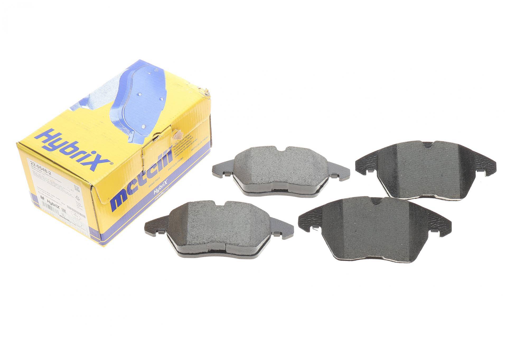 Колодки гальмівні (передні) Audi A3/Skoda Fabia III/VW Polo V 10-