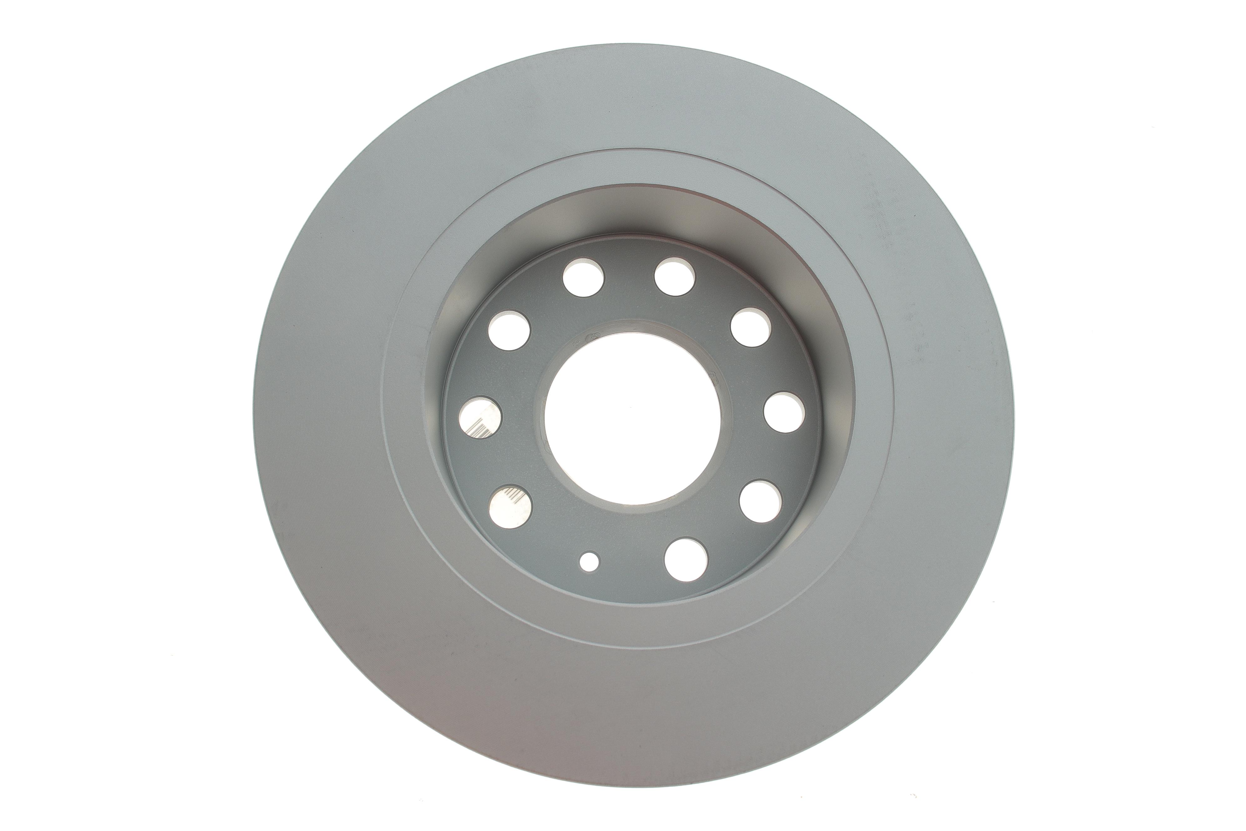 Диск гальмівний (задній) Audi A3/Seat Leon/Skoda Octavia/VW Golf 04- (253x10) (з покриттям) (повний)