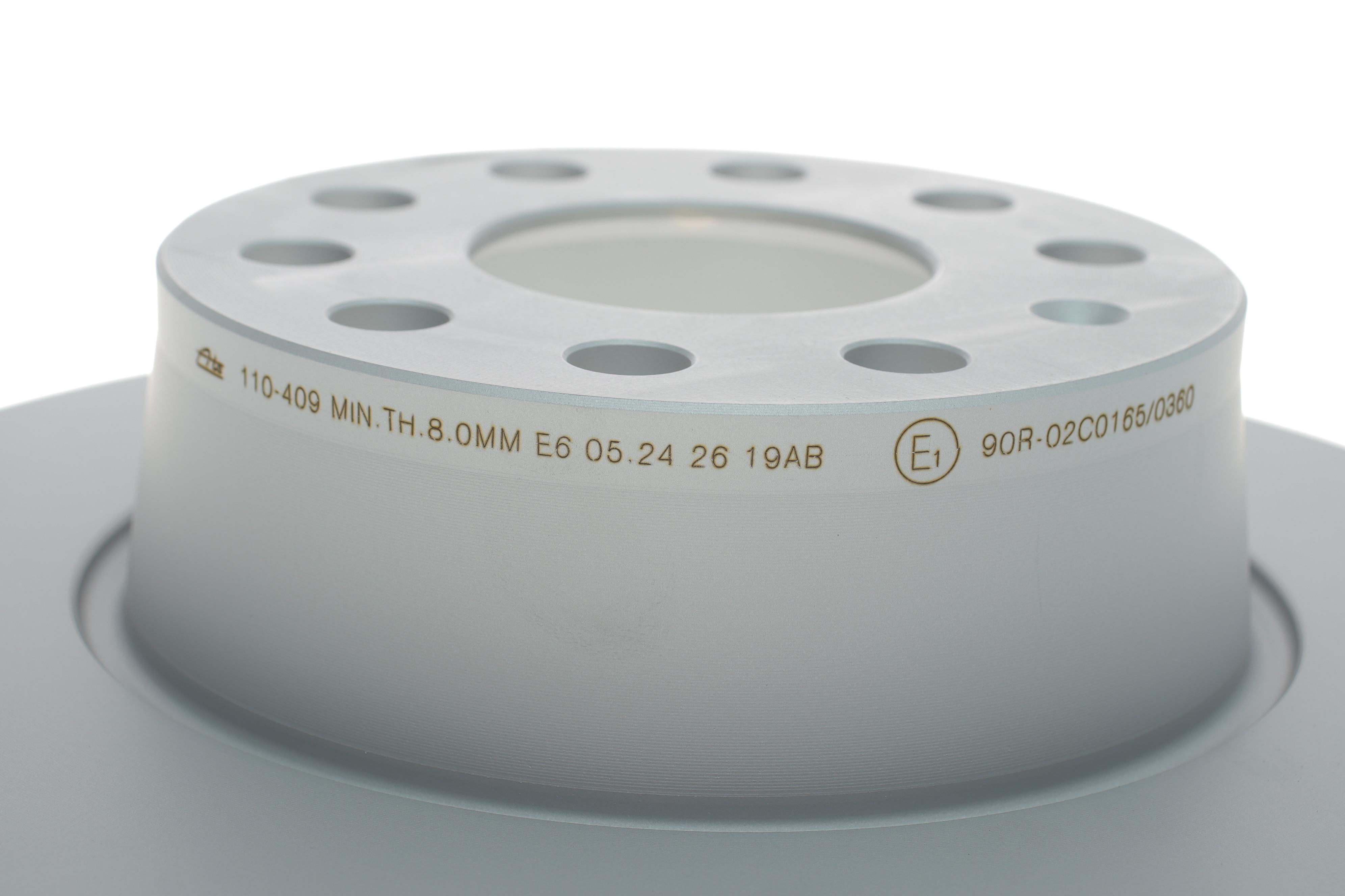 Диск гальмівний (задній) Audi Q2 16-/Seat Ateca 16-/VW Golf 08- (272x10) (з покриттям) (повний)