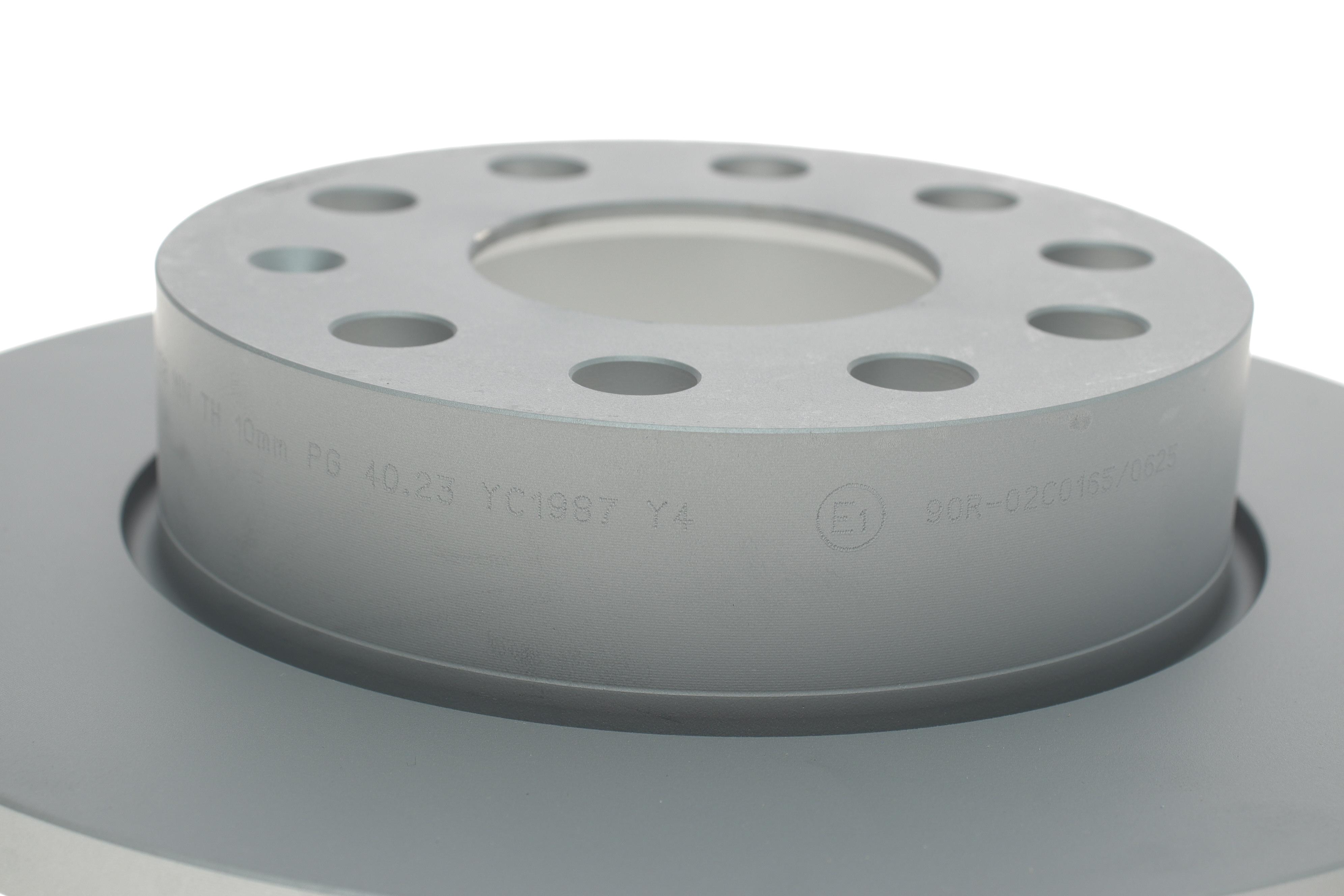 Диск гальмівний (задній) Audi A3/Skoda Octavia/VW Caddy/Golf/Touran 03-15 (256х12) (з покр) (повний)