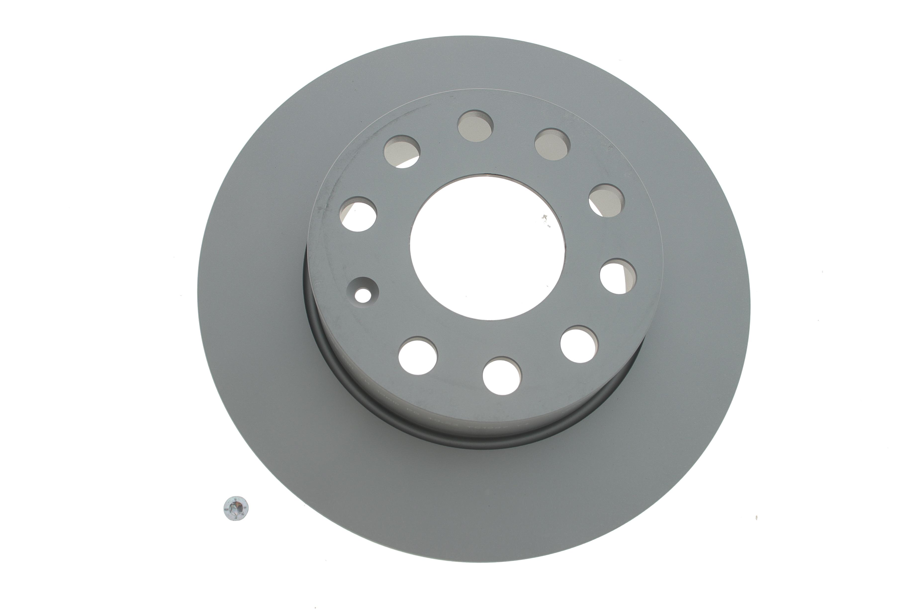 Диск гальмівний (задній) Audi A3/Skoda Octavia/VW Caddy/Golf/Touran 03-15 (256х12) (з покр) (повний)