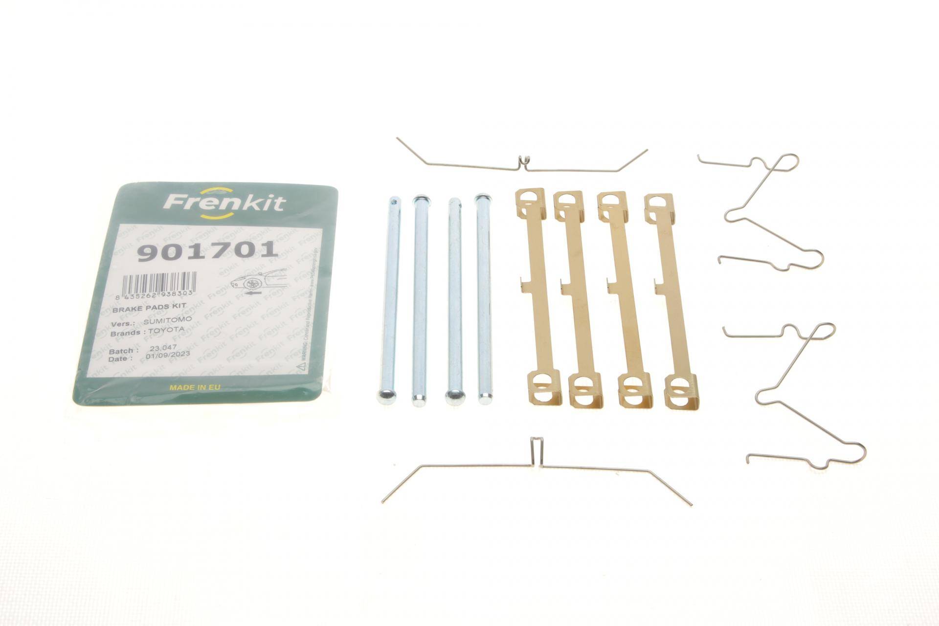 Планка супорта (переднього) прижимна (к-кт) Toyota Land Cruiser 100 98- (Sumit)