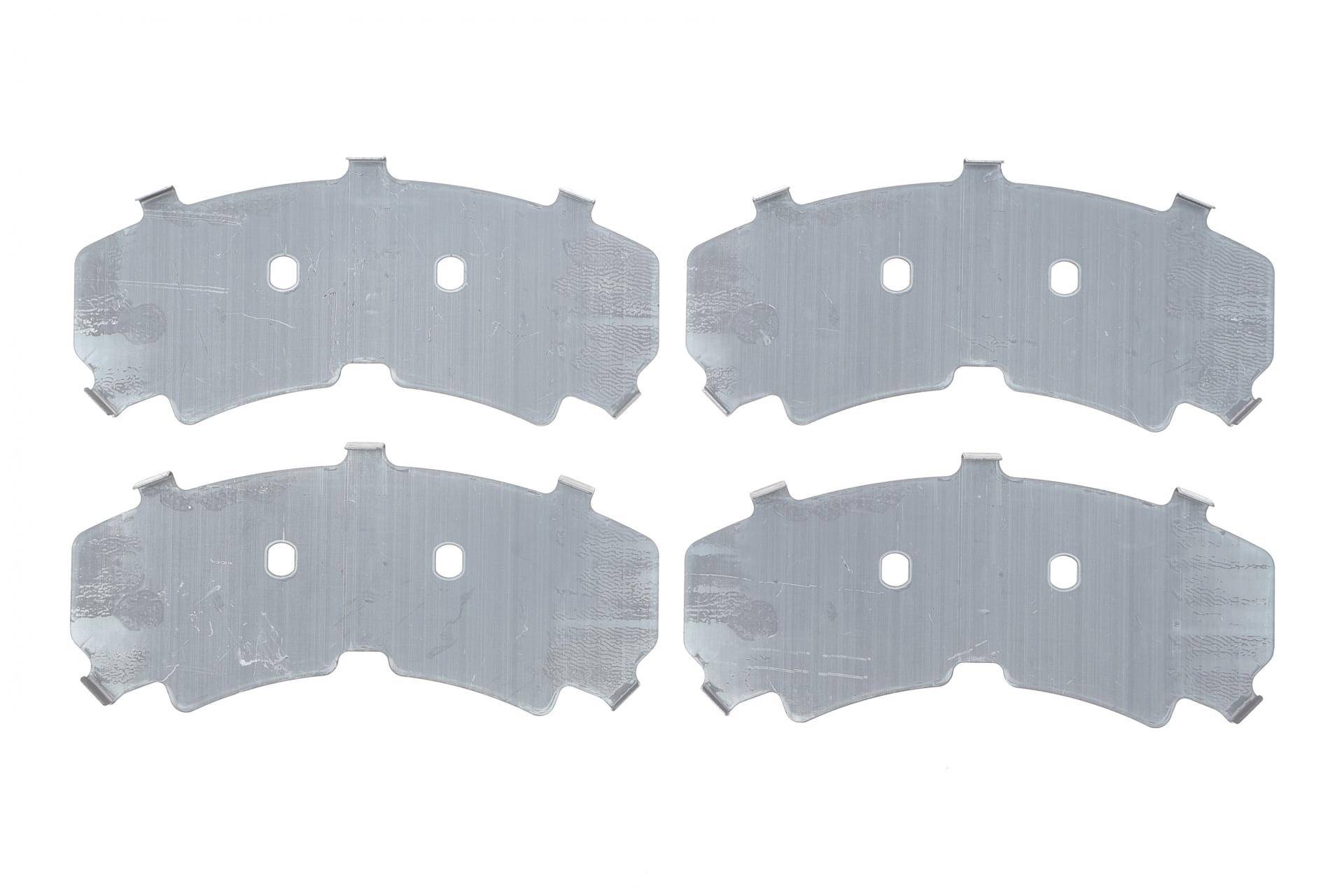 Комплект протискрипних пластин (передніх) Citroen Jumper/Fiat Ducato 06- (Brembo)