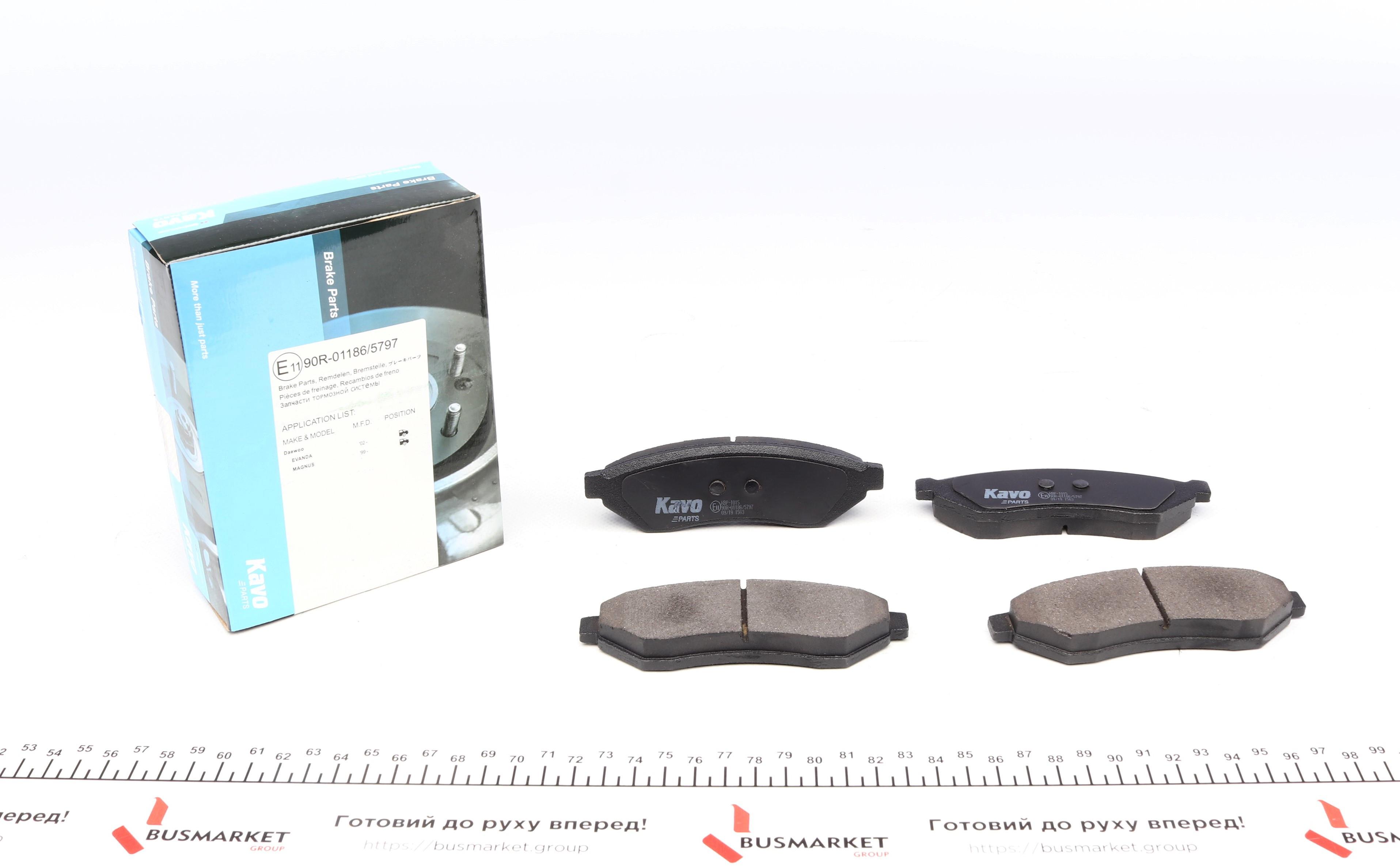 Колодки гальмівні (задні) Daewoo Evanda/Chevrolet Epica 02-11