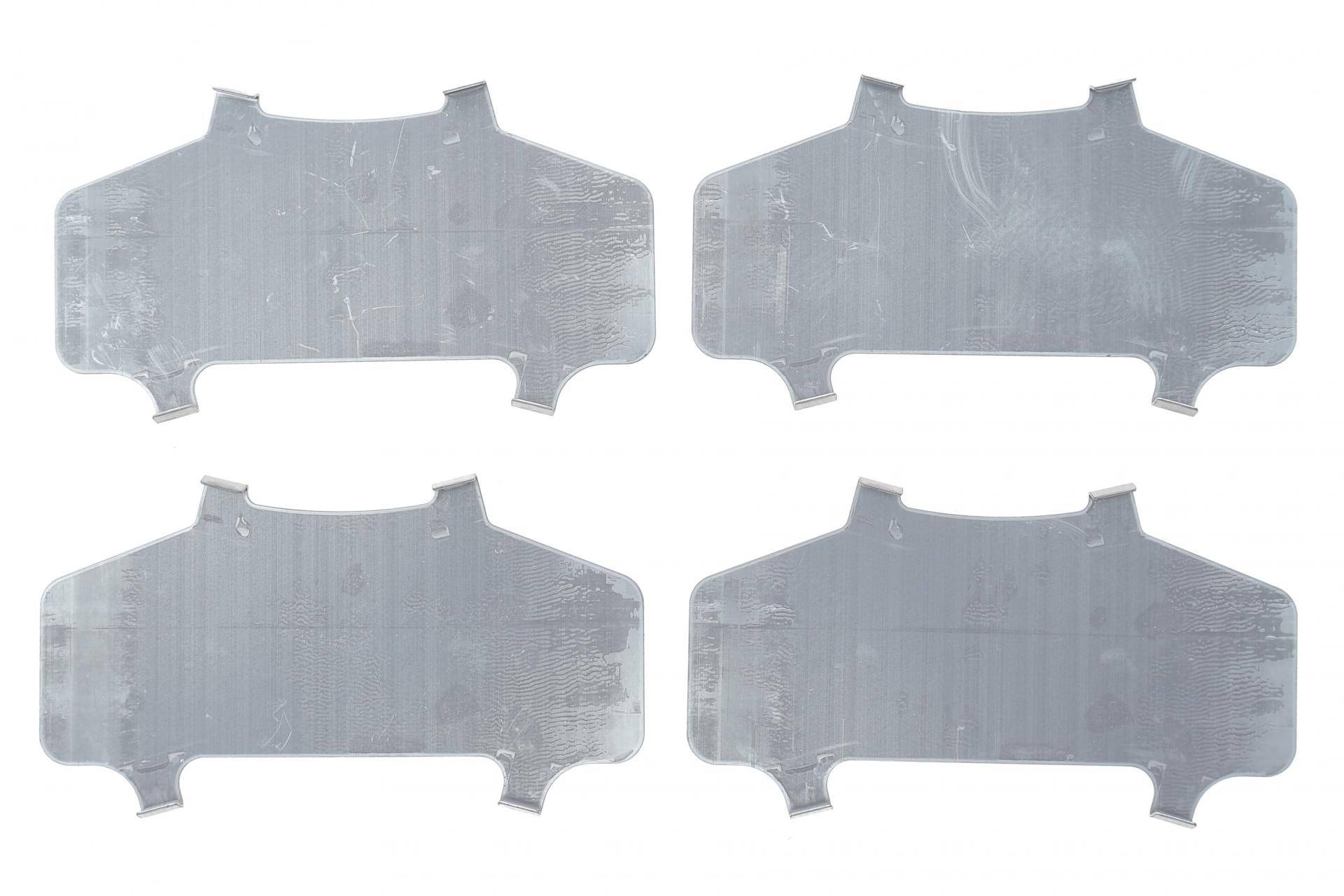 Комплект протискрипних пластин (передніх) MB E-class (W211/W212) 05-15/S-class (W221) 06-13