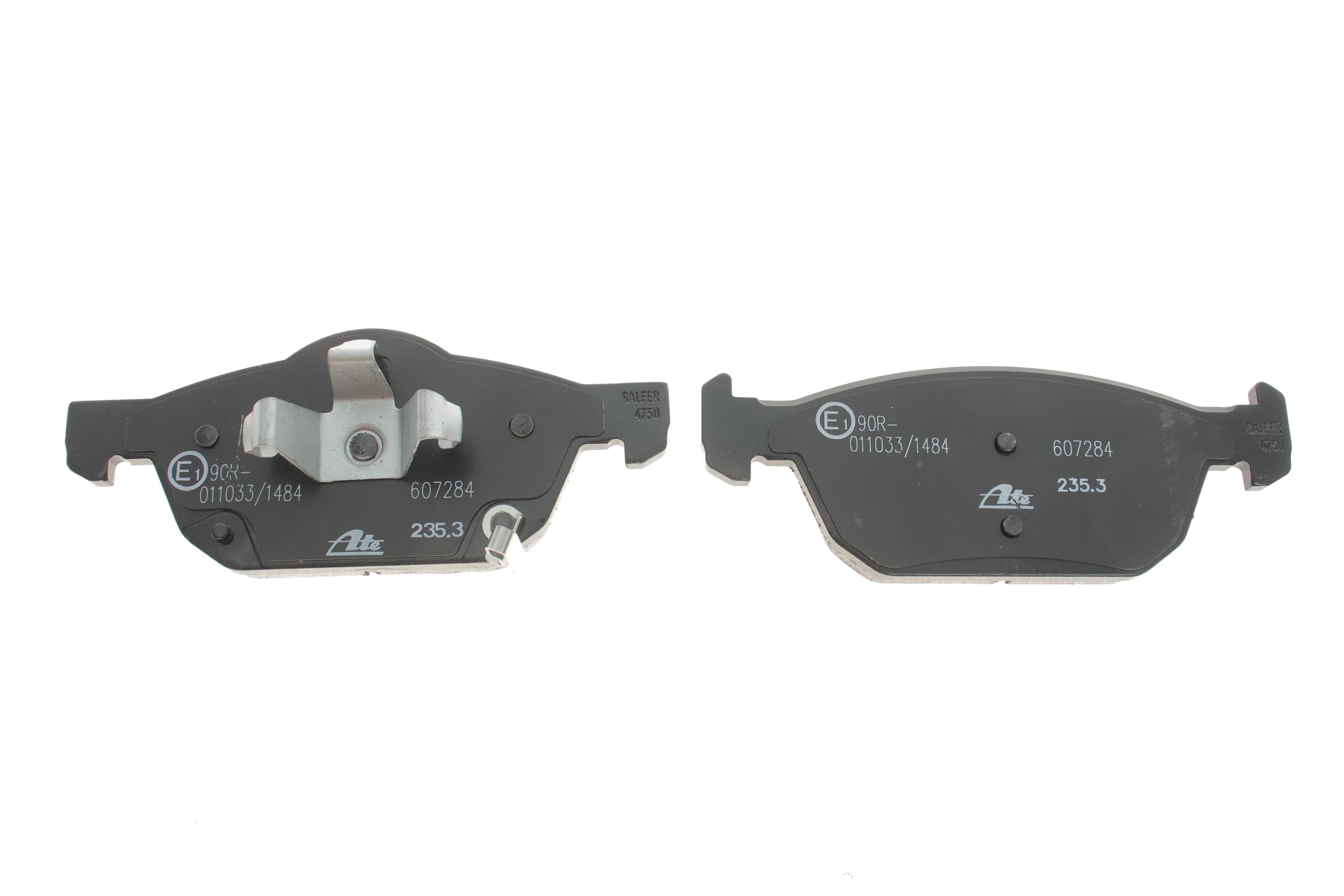 Колодки гальмівні (передні) Honda Civic IX/X 12- (ATE)