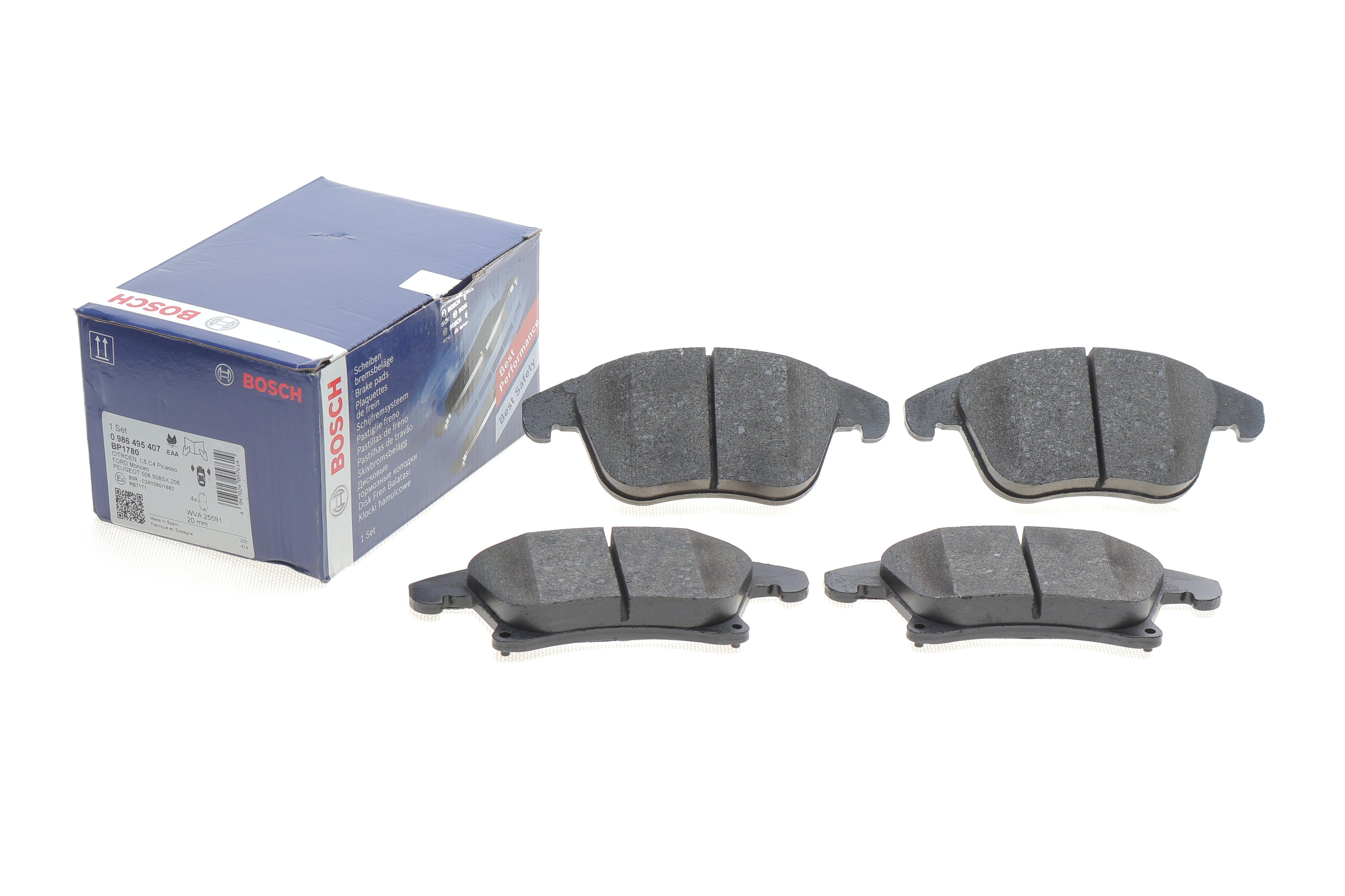 Колодки гальмівні (передні) Ford Galaxy III/S-Max/Mondeo V/Fusion 13-/Ford (США) Fusion 05-