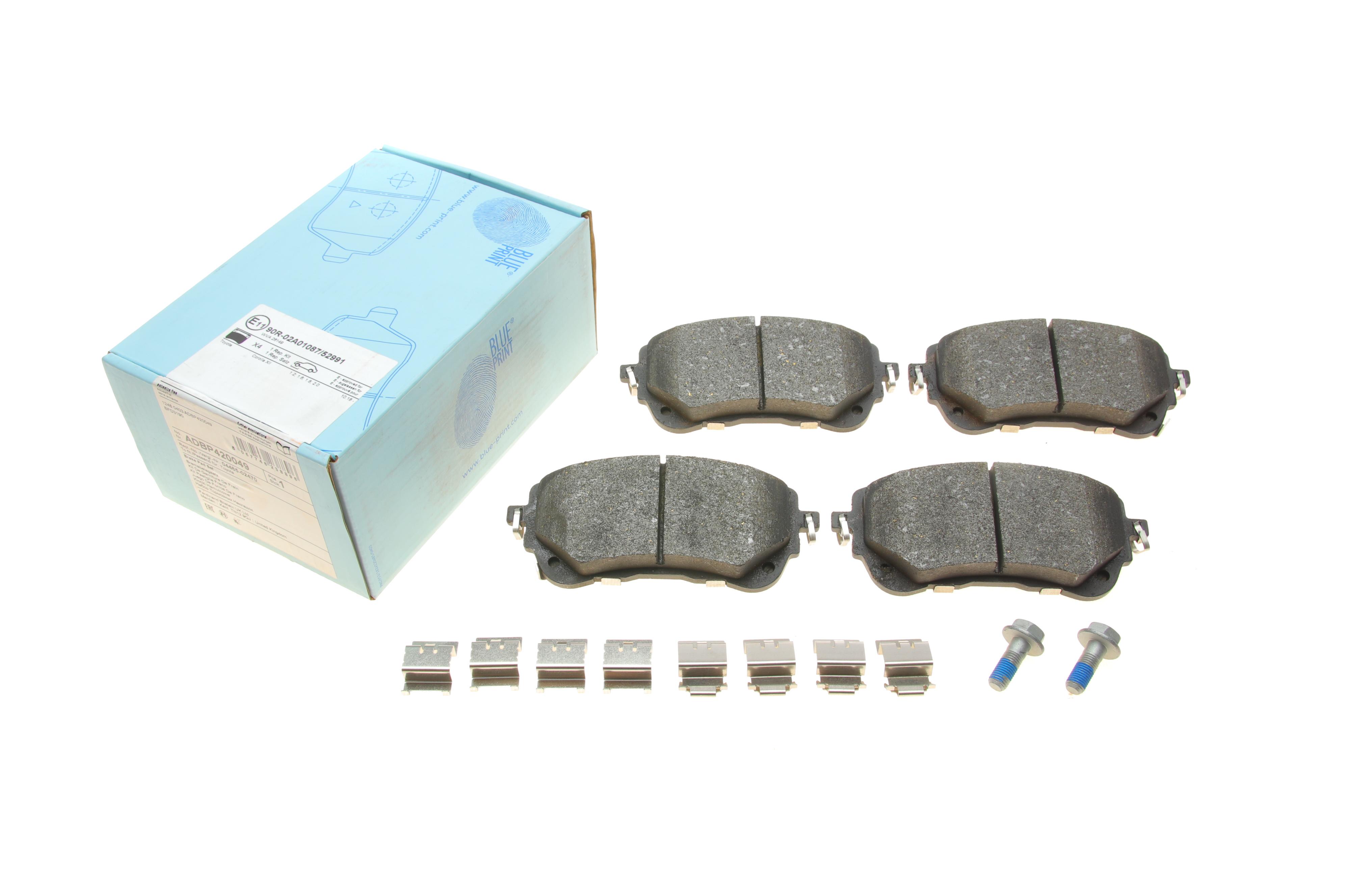 Колодки гальмівні (передні) Toyota Corolla 1.6VVTi/1.8VVTi Hybrid 19-