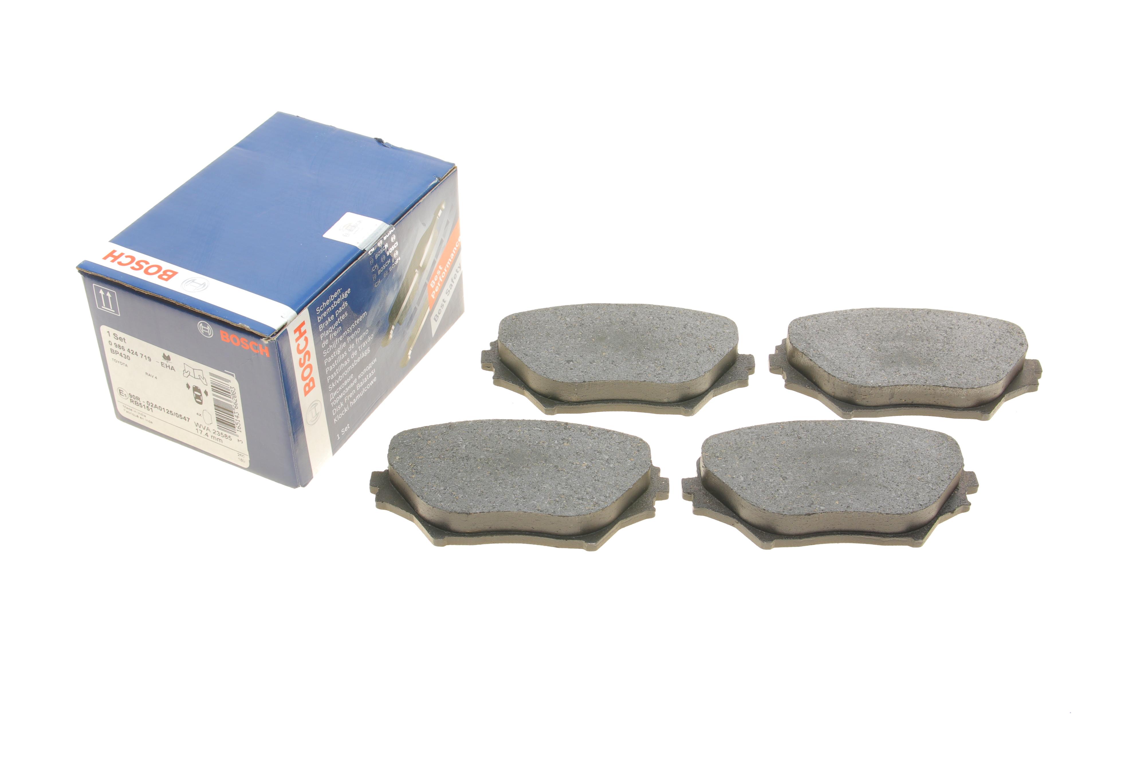 Колодки гальмівні (передні) Toyota Rav 4 II 00-05