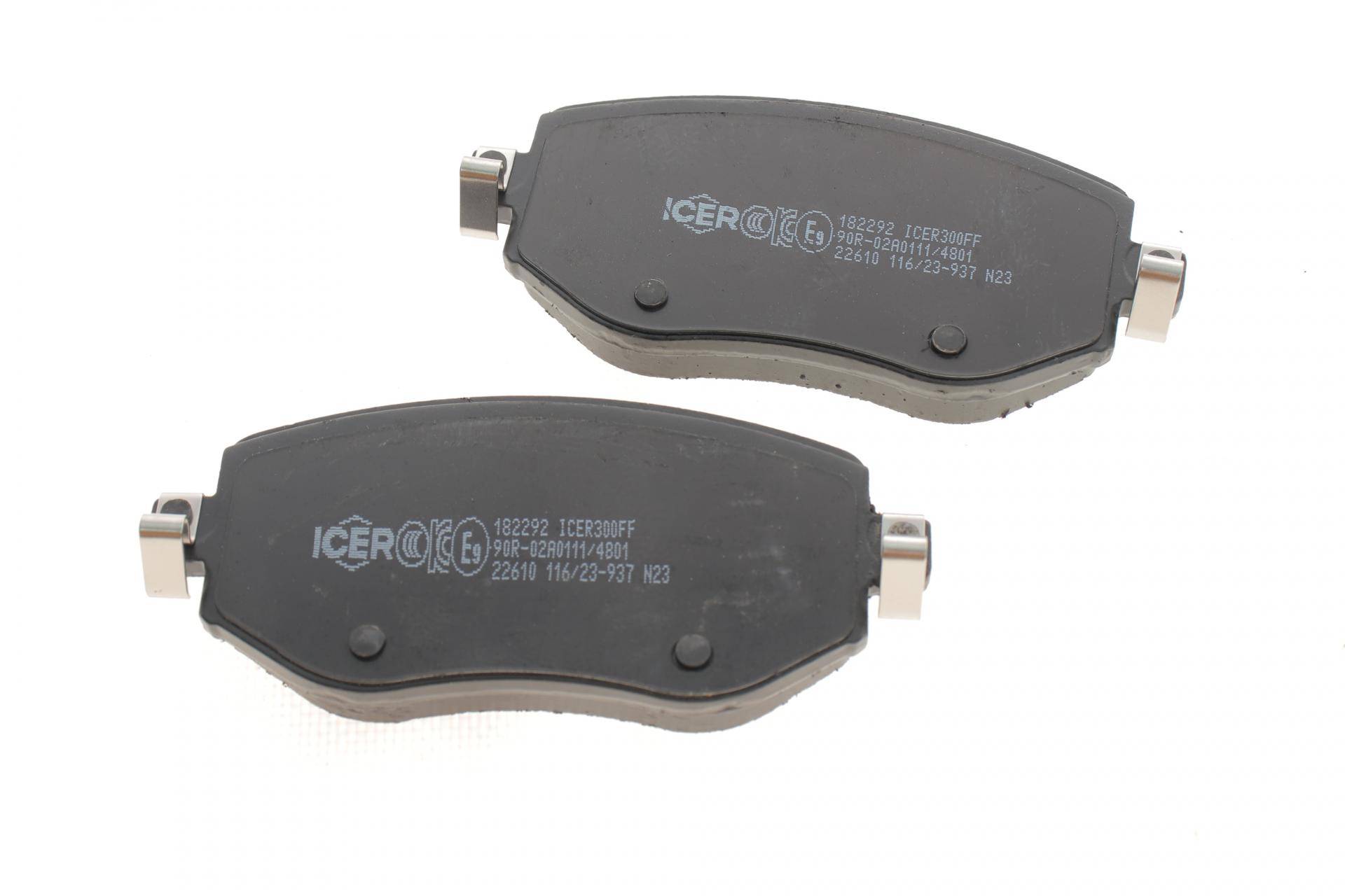 Колодки гальмівні (передні) Renault Megane IV 15-