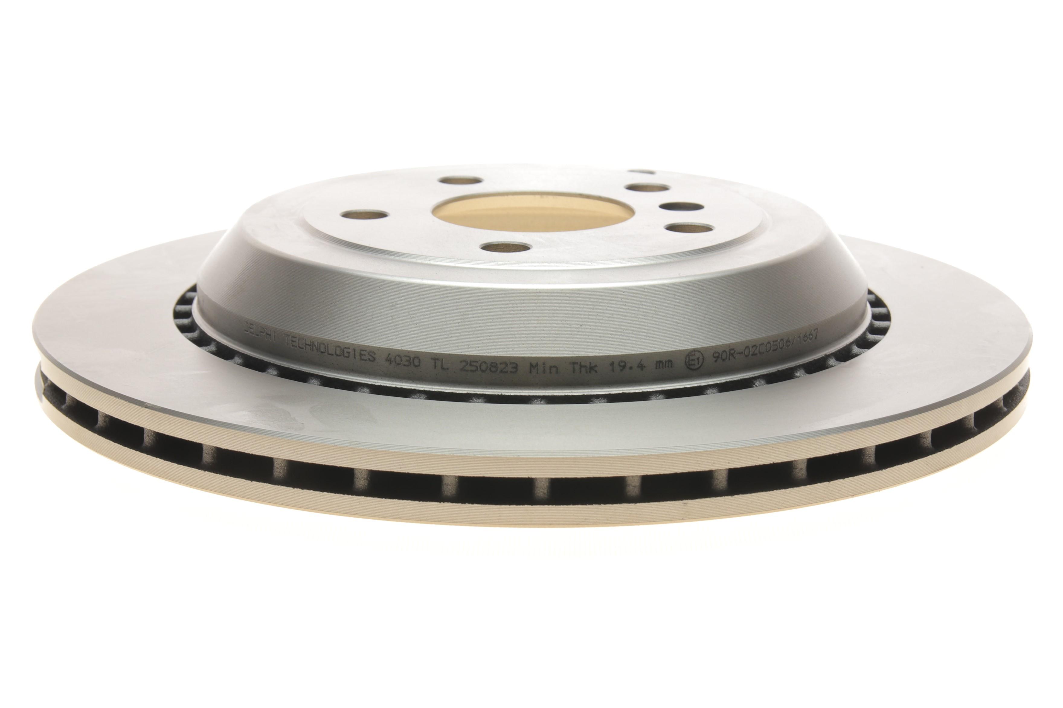 Диск гальмівний (задній) (к-кт 2шт) MB GL-class (X164)/M-class (W164) 06- (330x22) (з покриттям) (вентильований)