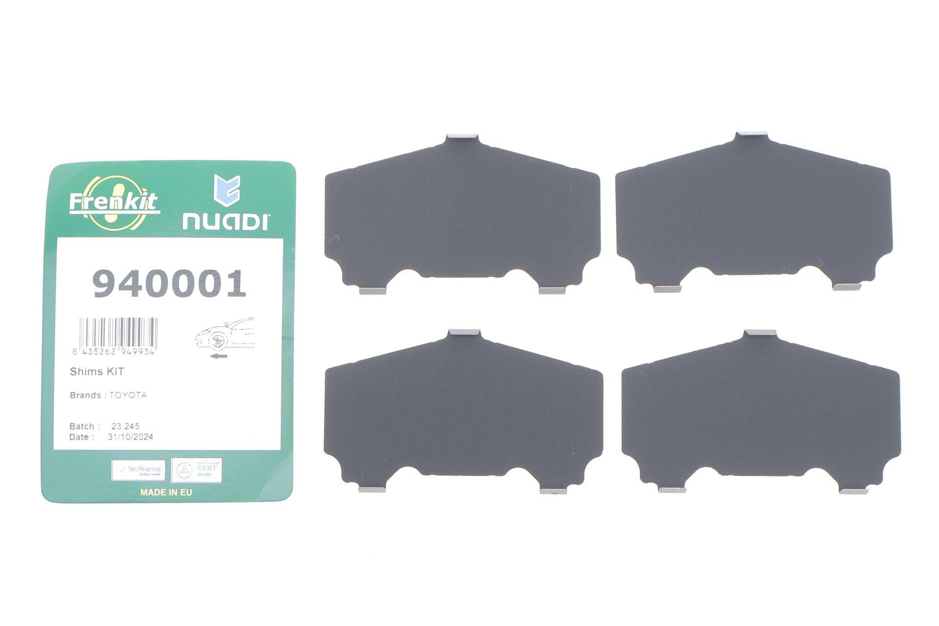 Комплект протискрипних пластин (передніх) Toyota Hilux 88-/Land Cruiser 80/90 95- (Sumitomo)