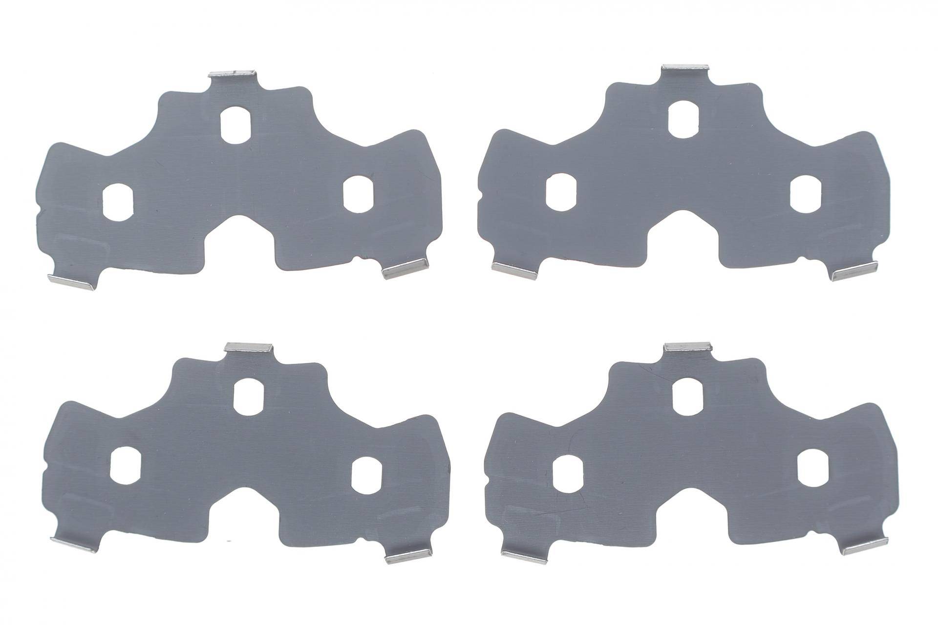 Комплект протискрипних пластин (задніх) Ford Connect/Focus 02-13/Renault Megane 02- (ATE/Teves)