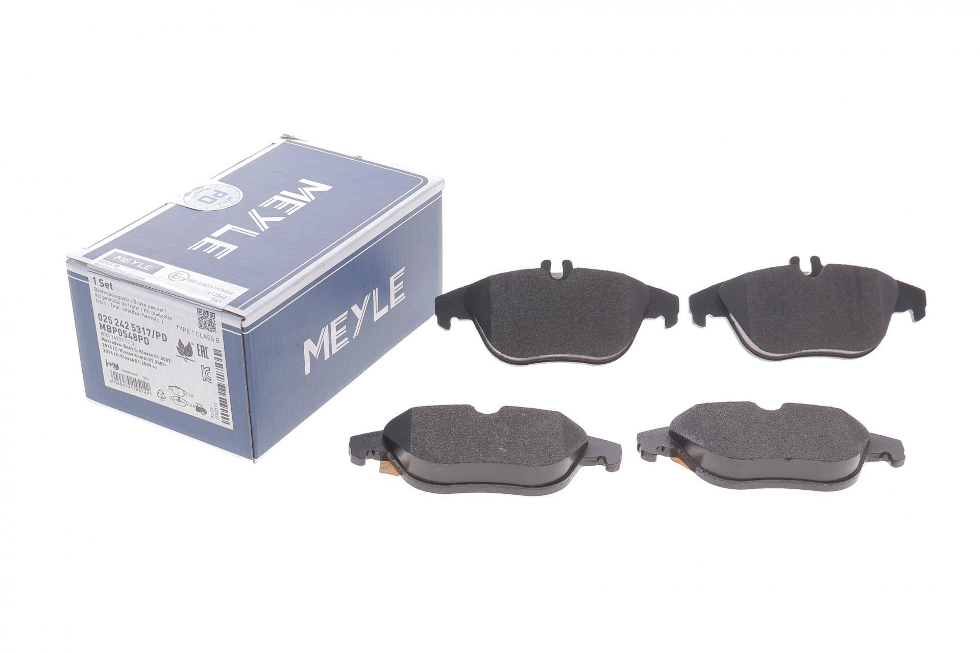 Колодки гальмівні (задні) MB C-class (W204/C204)/E-class (C207/A207) 1.6-5.5 07- (Ate)