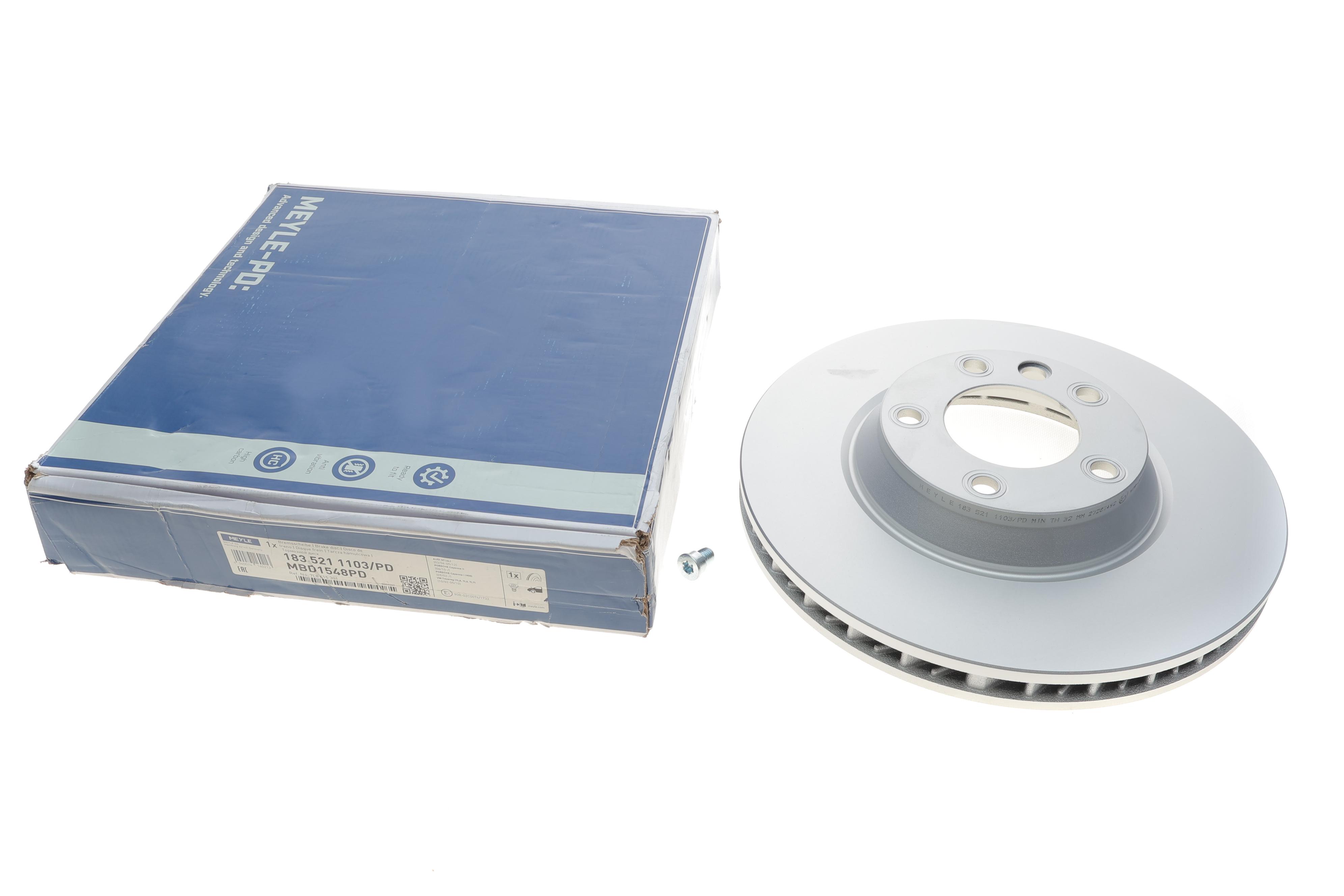 Диск гальмівний (передній) Audi Q7 06-15/Porsche Cayenne 02-/VW Touareg 02-10 (350x34) (L)