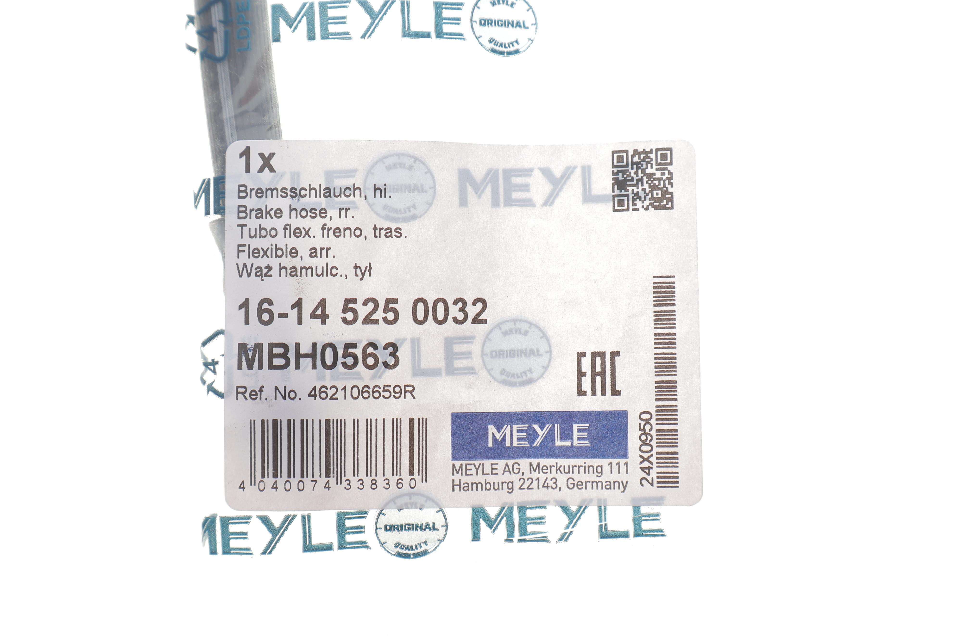 Шланг гальмівний (задній) Renault Megane/Scenic 08-